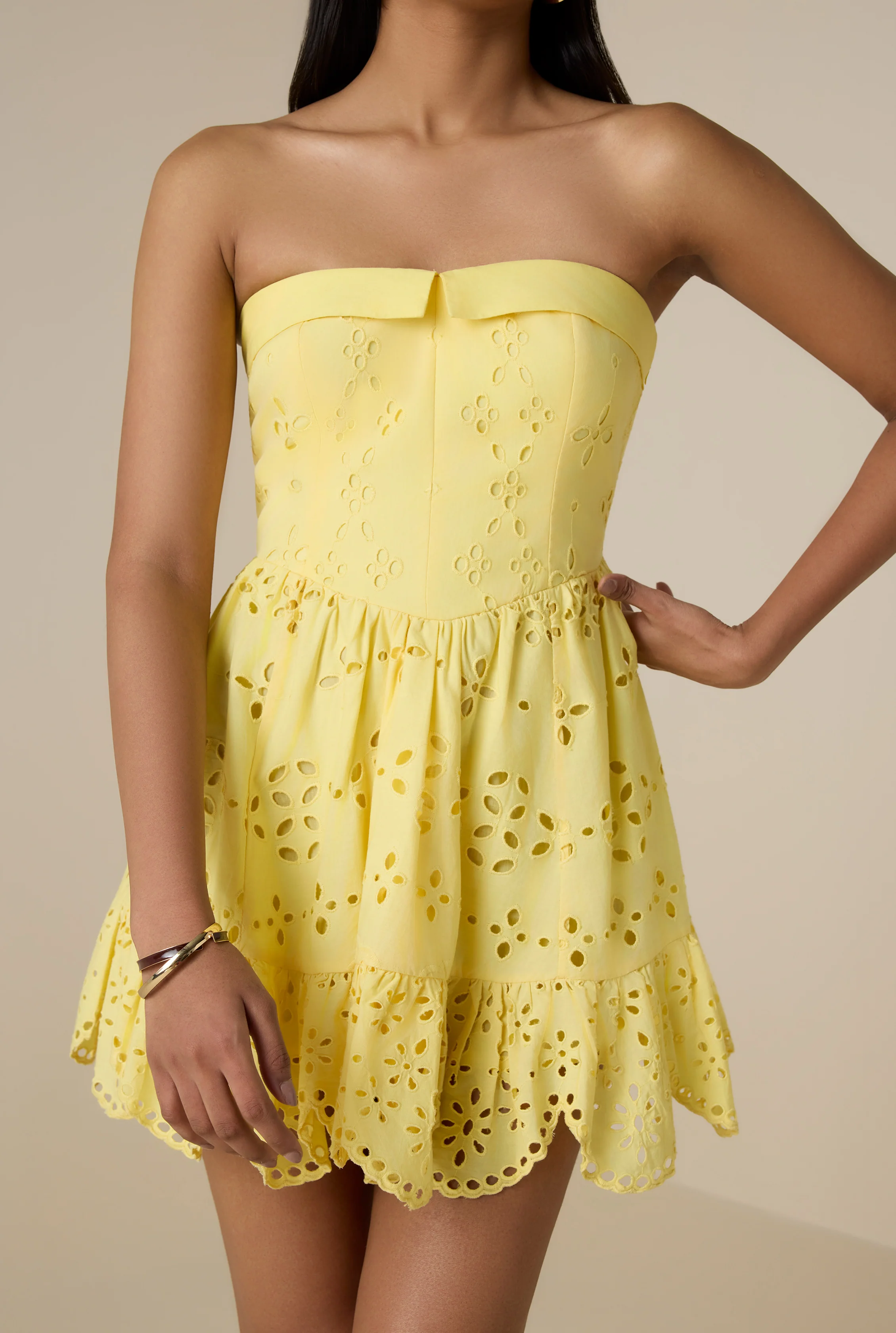 Adya Off-Shoulder Short Dress - Image 3