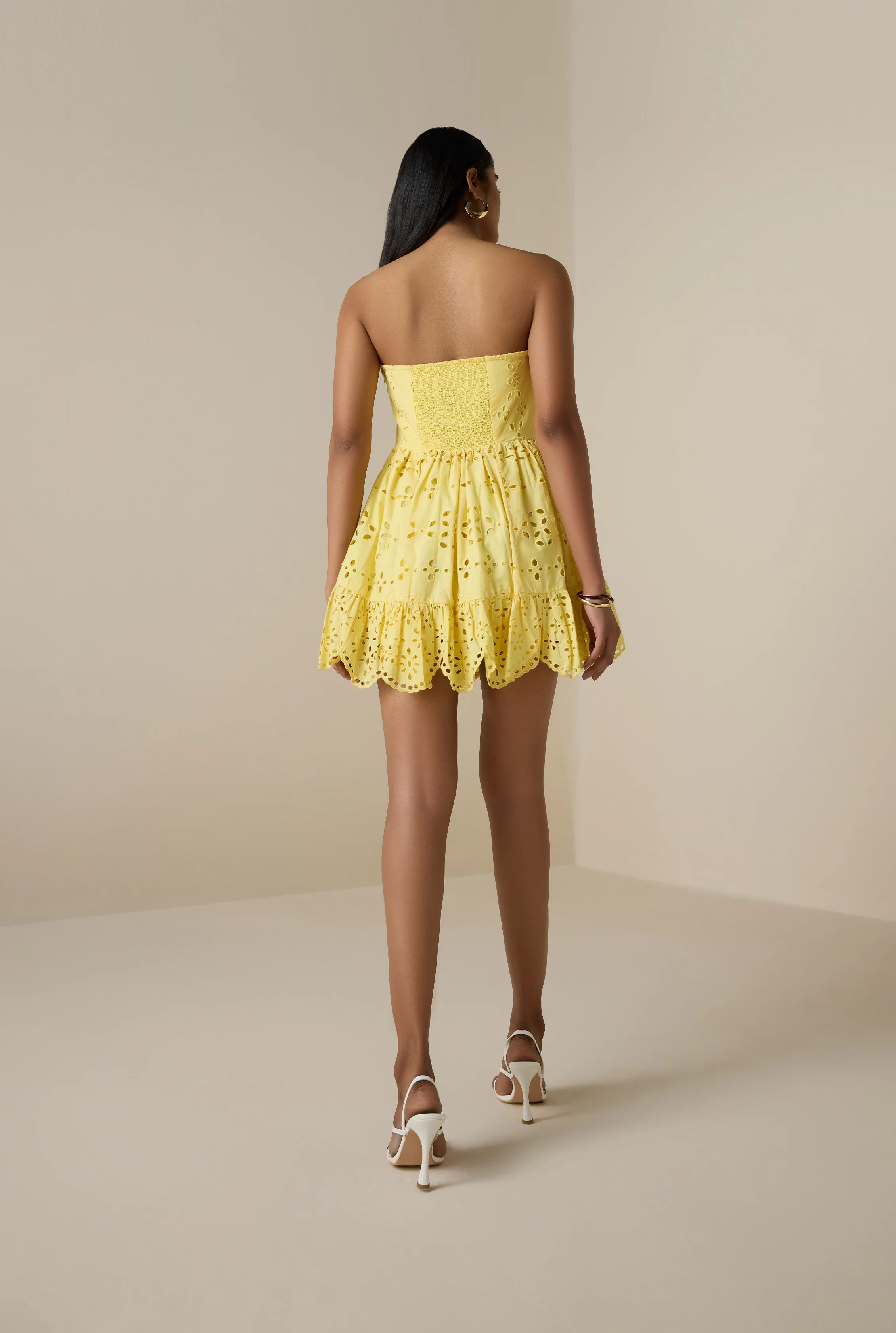 Adya Off-Shoulder Short Dress - Image 4