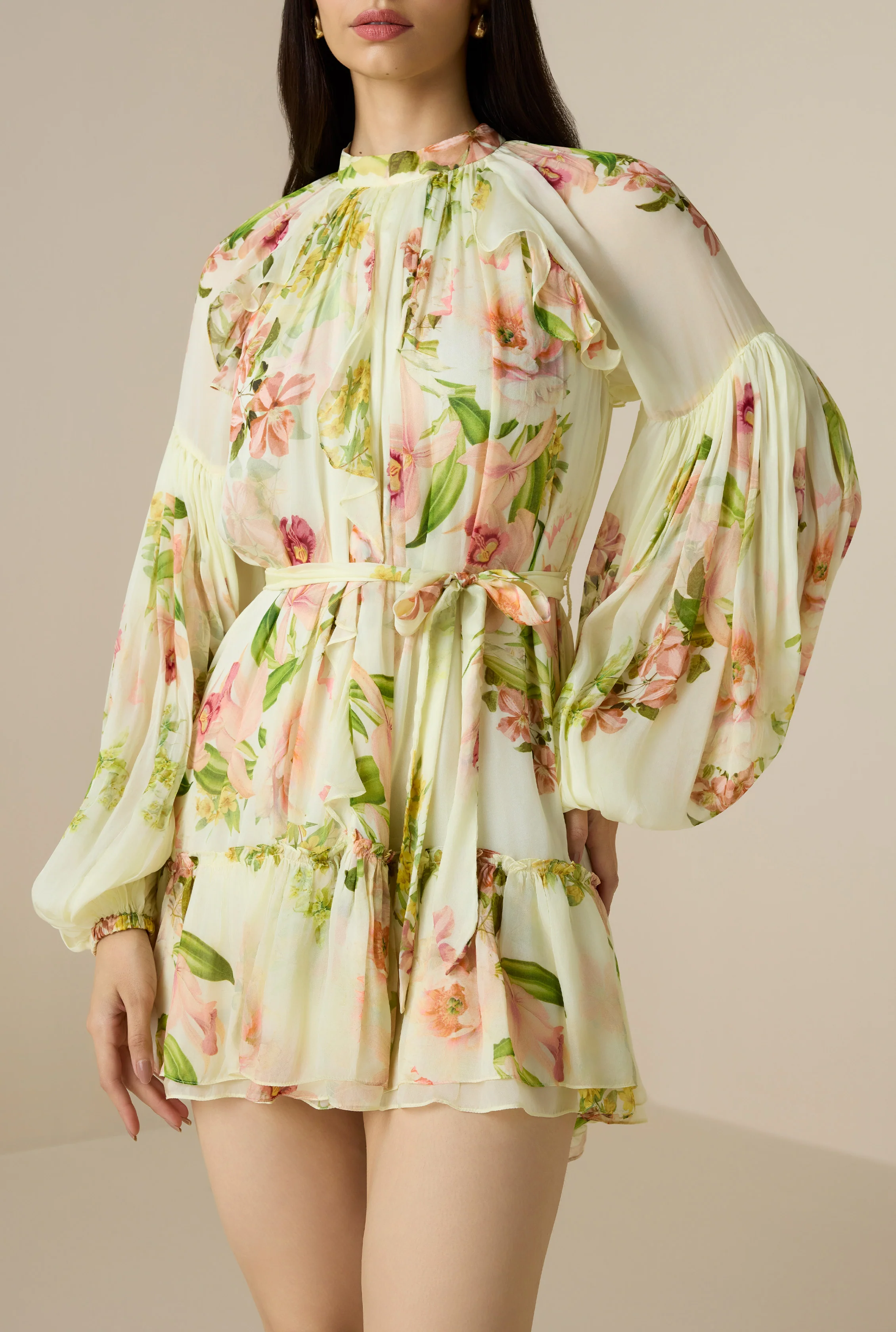Aiva Ruffle Mini Dress