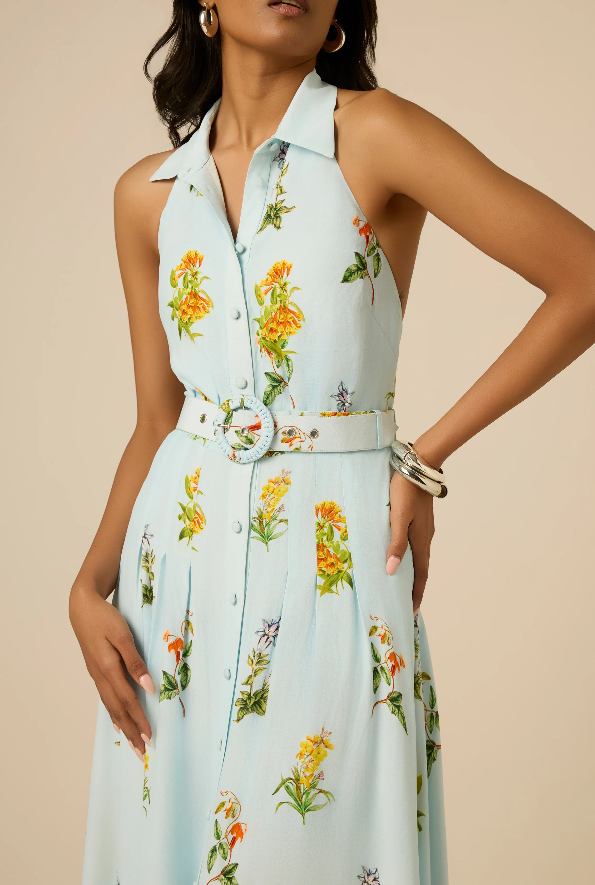Amya Halter Buckle Maxi Dress - Image 5