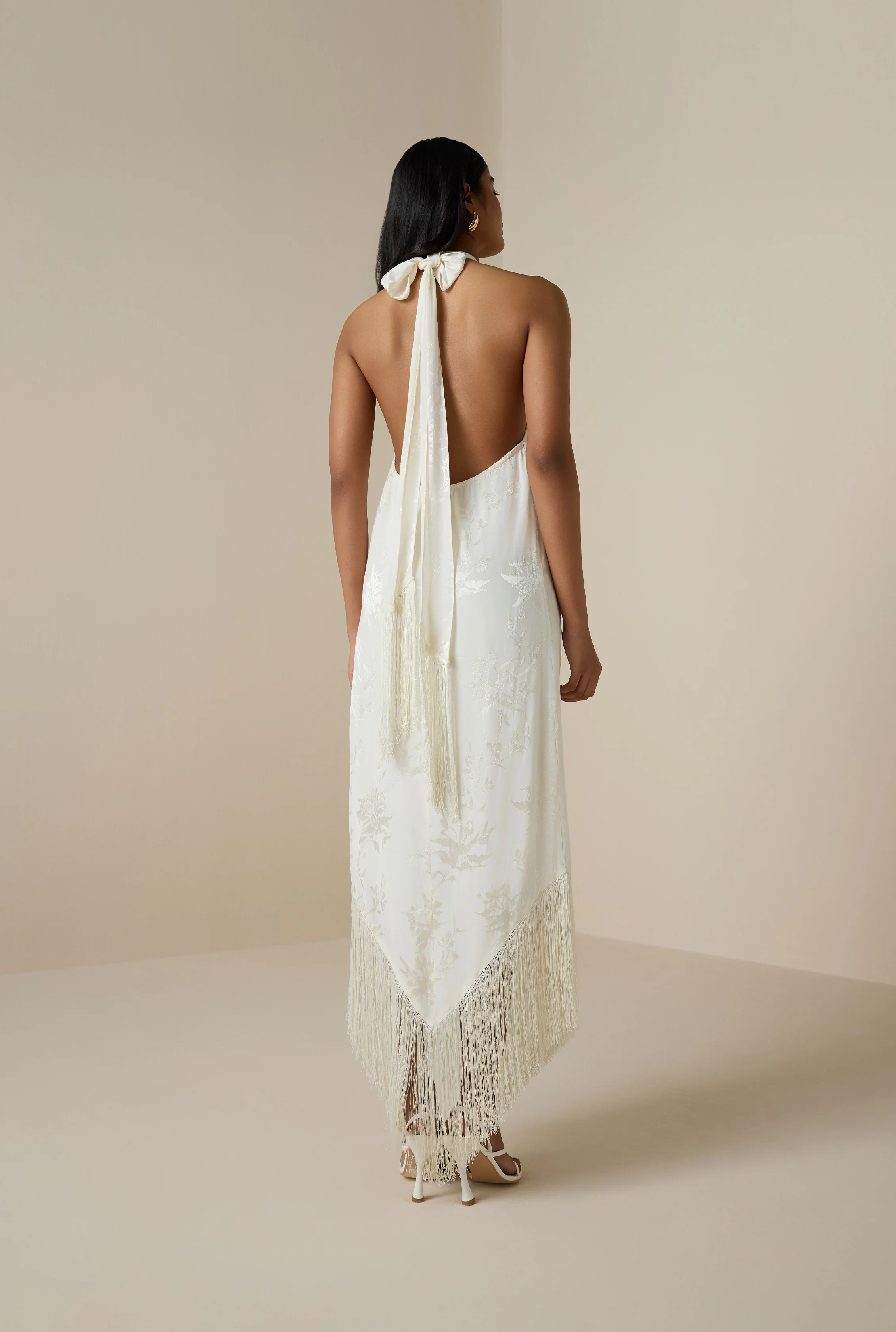 Aura Halter Neck Maxi Dress - Image 5