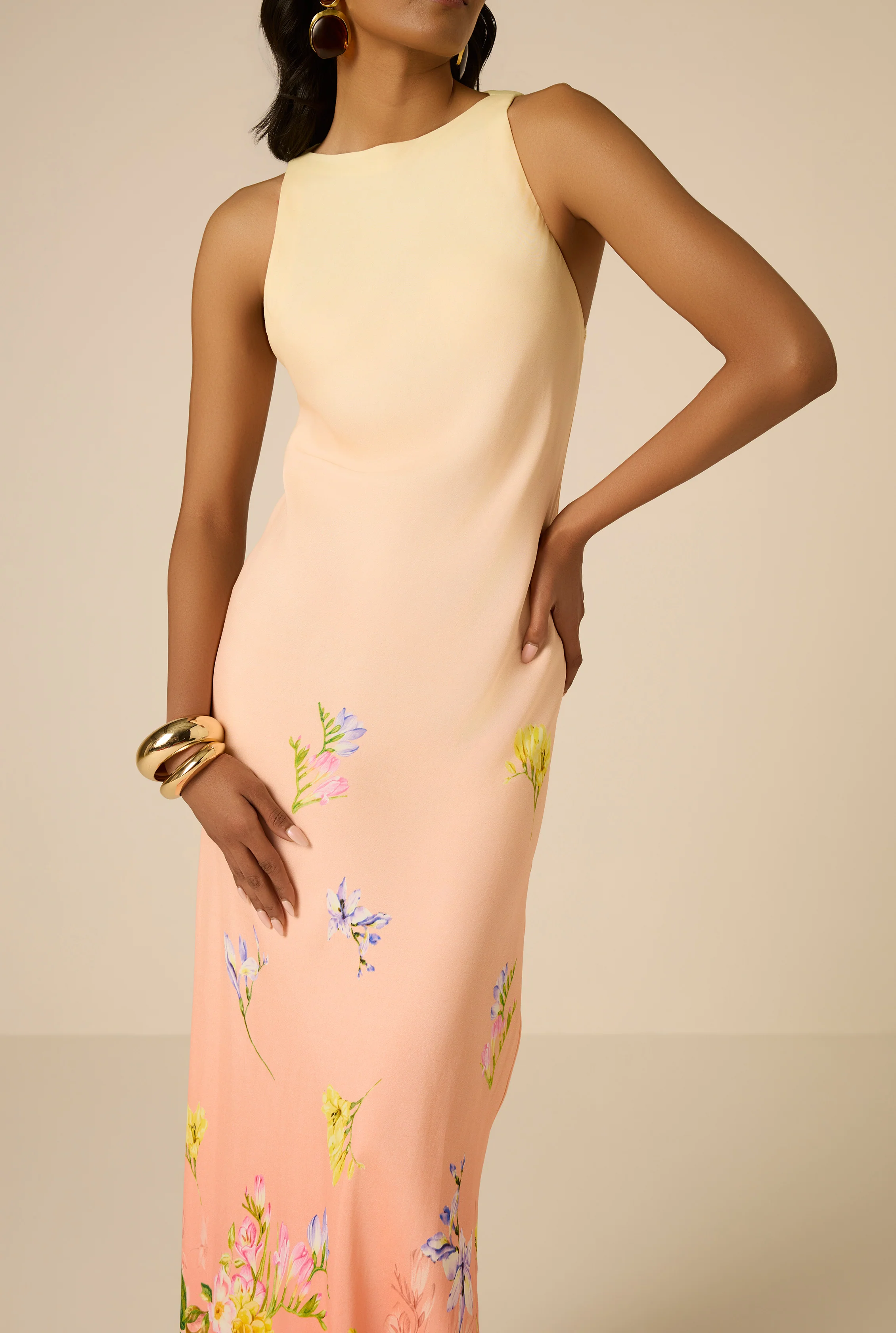 Avya Bias Maxi Dress - Image 3