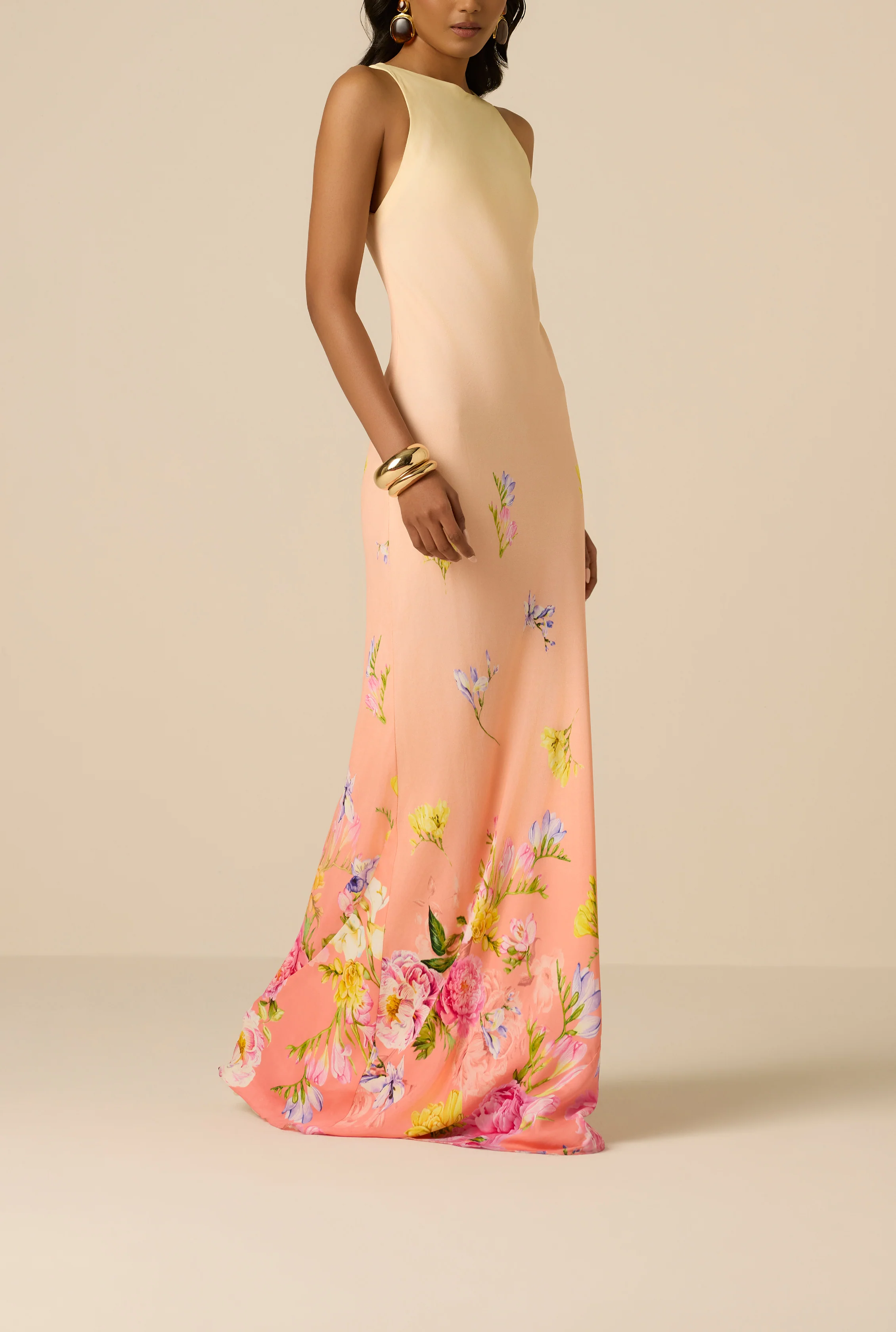 Avya Bias Maxi Dress - Image 5