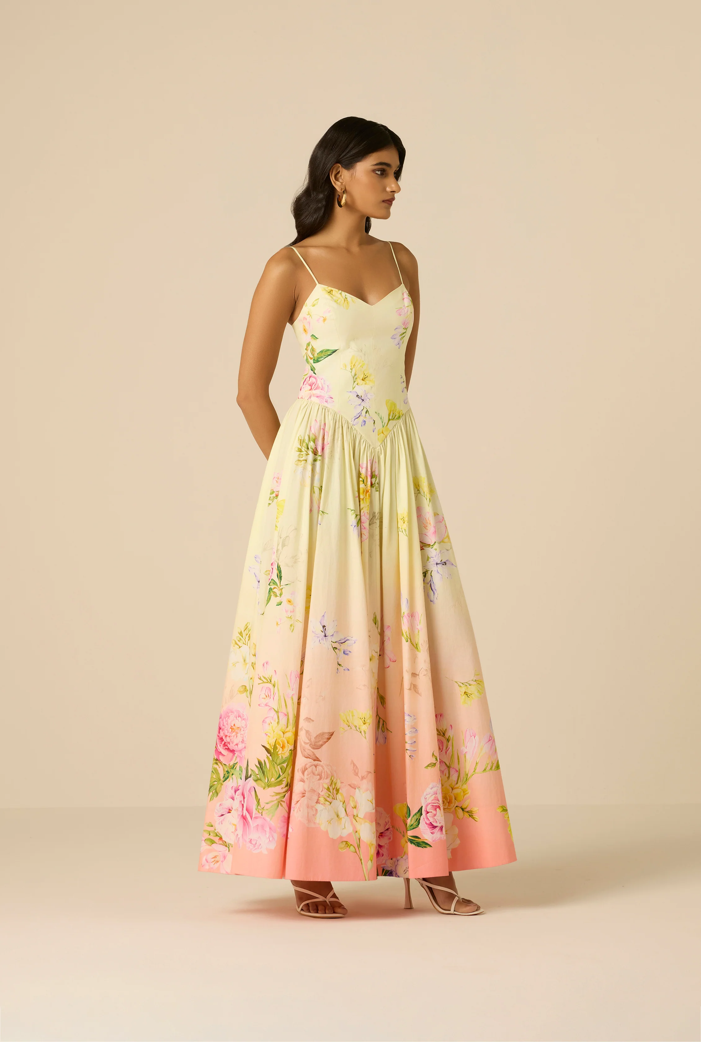 Avya Corset Maxi Dress