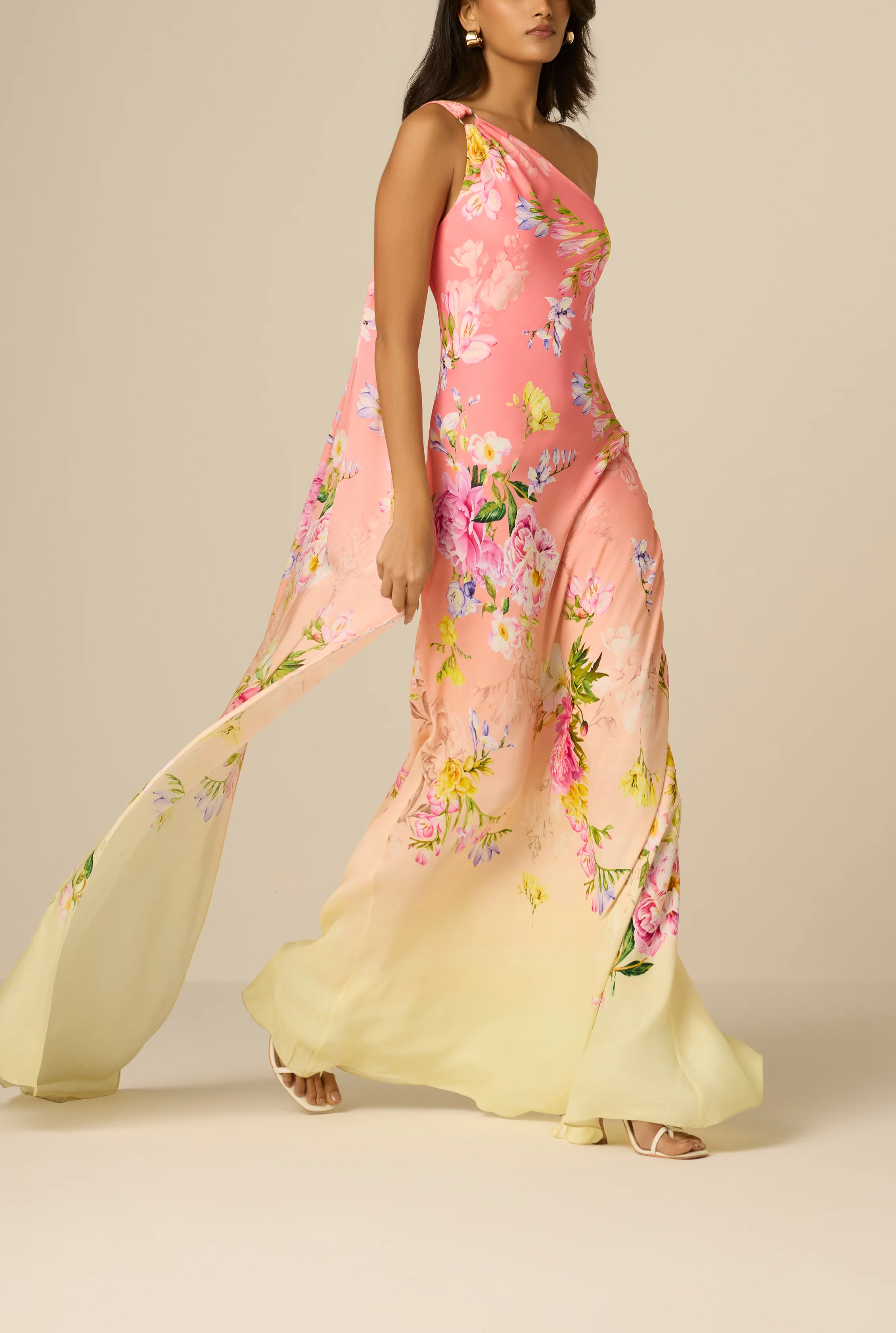 Avya One Shoulder Dress - Image 5