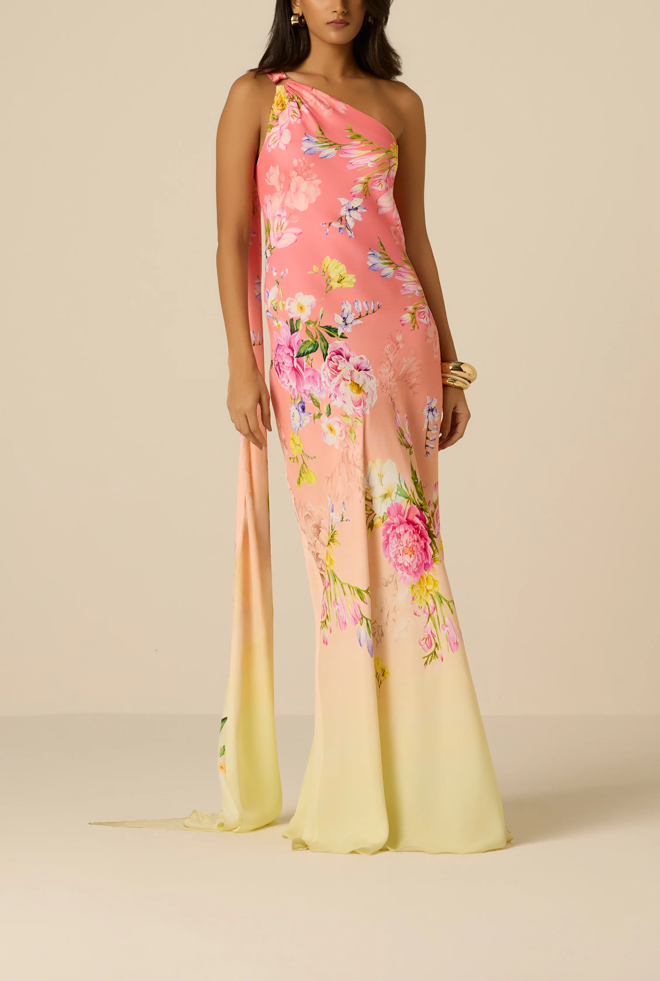 Avya One Shoulder Dress - Image 8