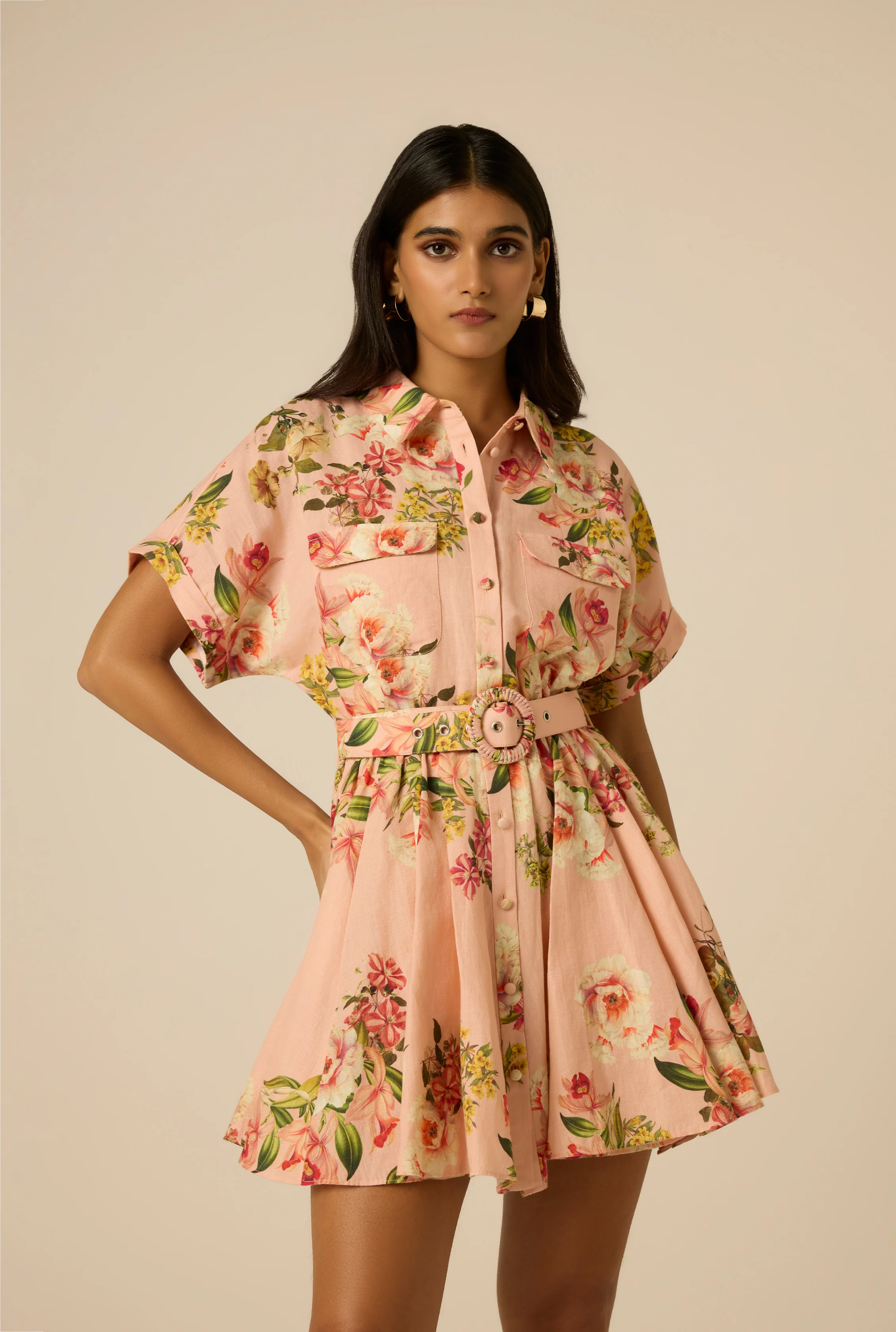 Ayla Buckle Short Dress