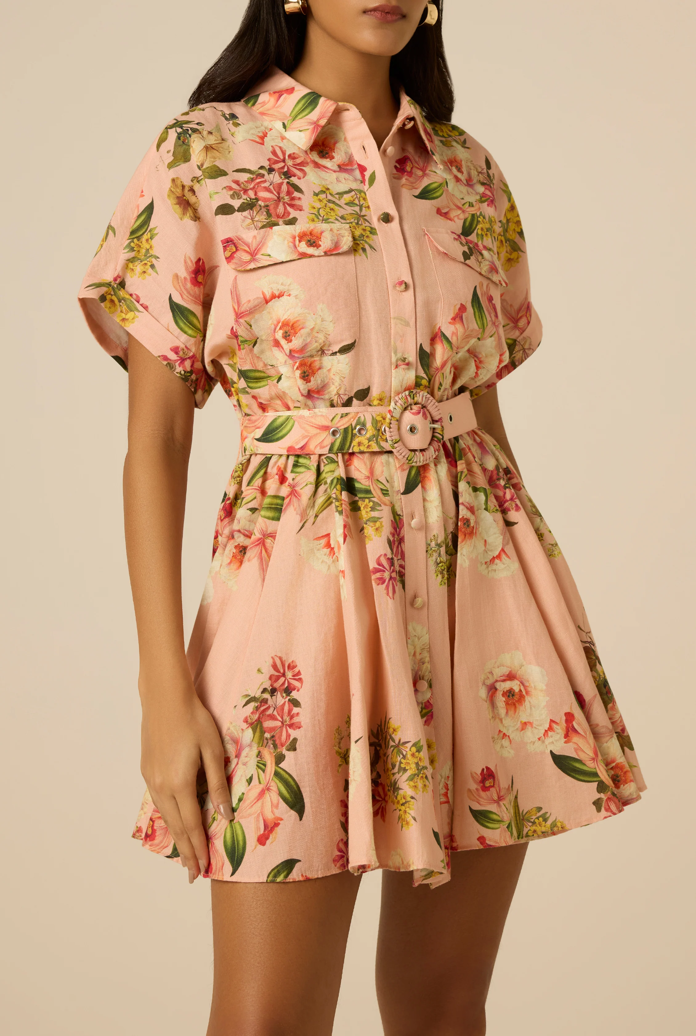 Ayla Buckle Short Dress - Image 3