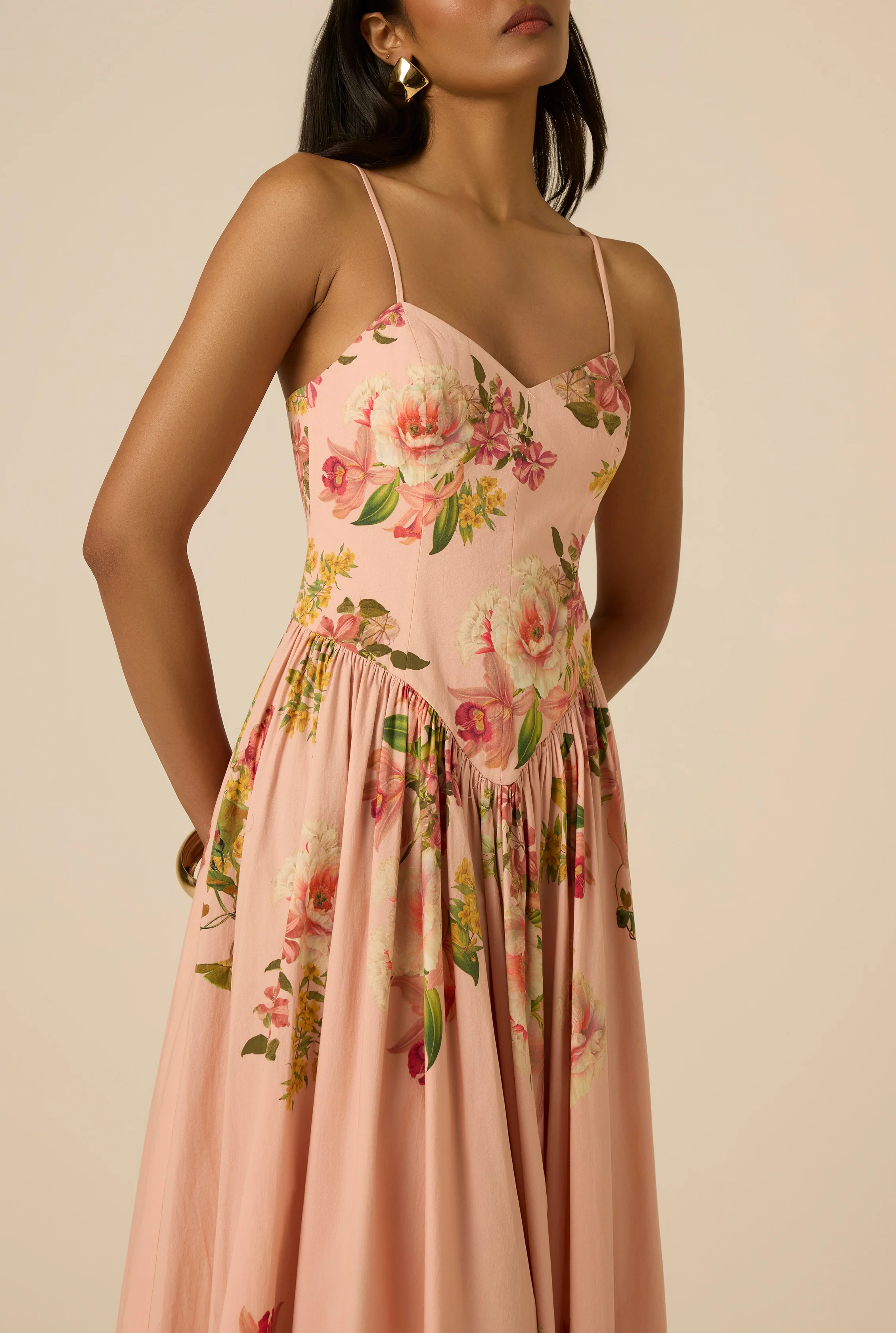 Ayla Corset Midi Dress - Image 5