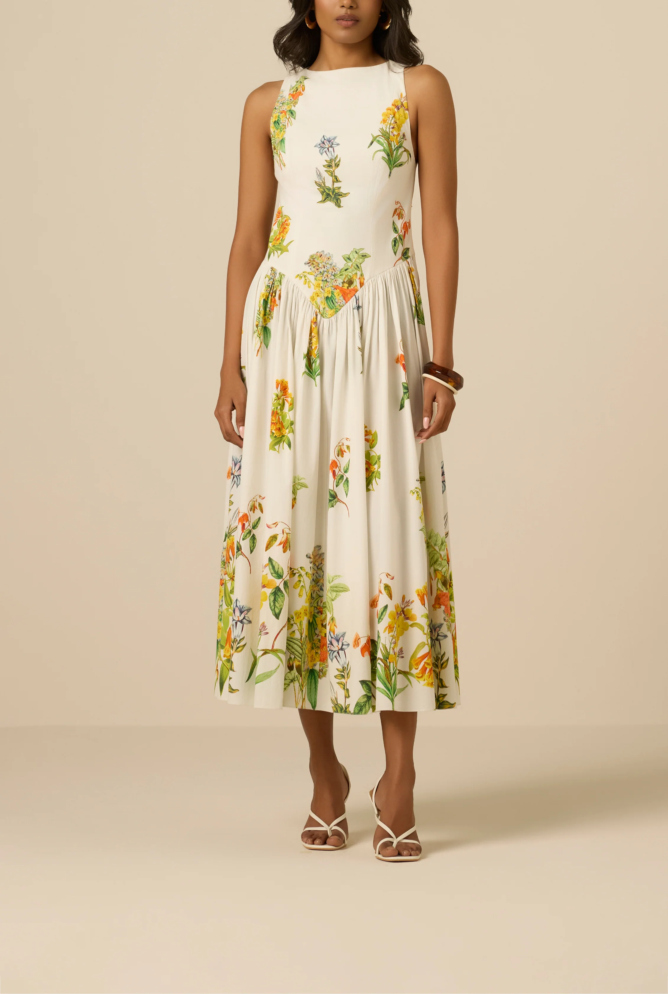 Baku Boat-Neck Midi Dress - Image 3