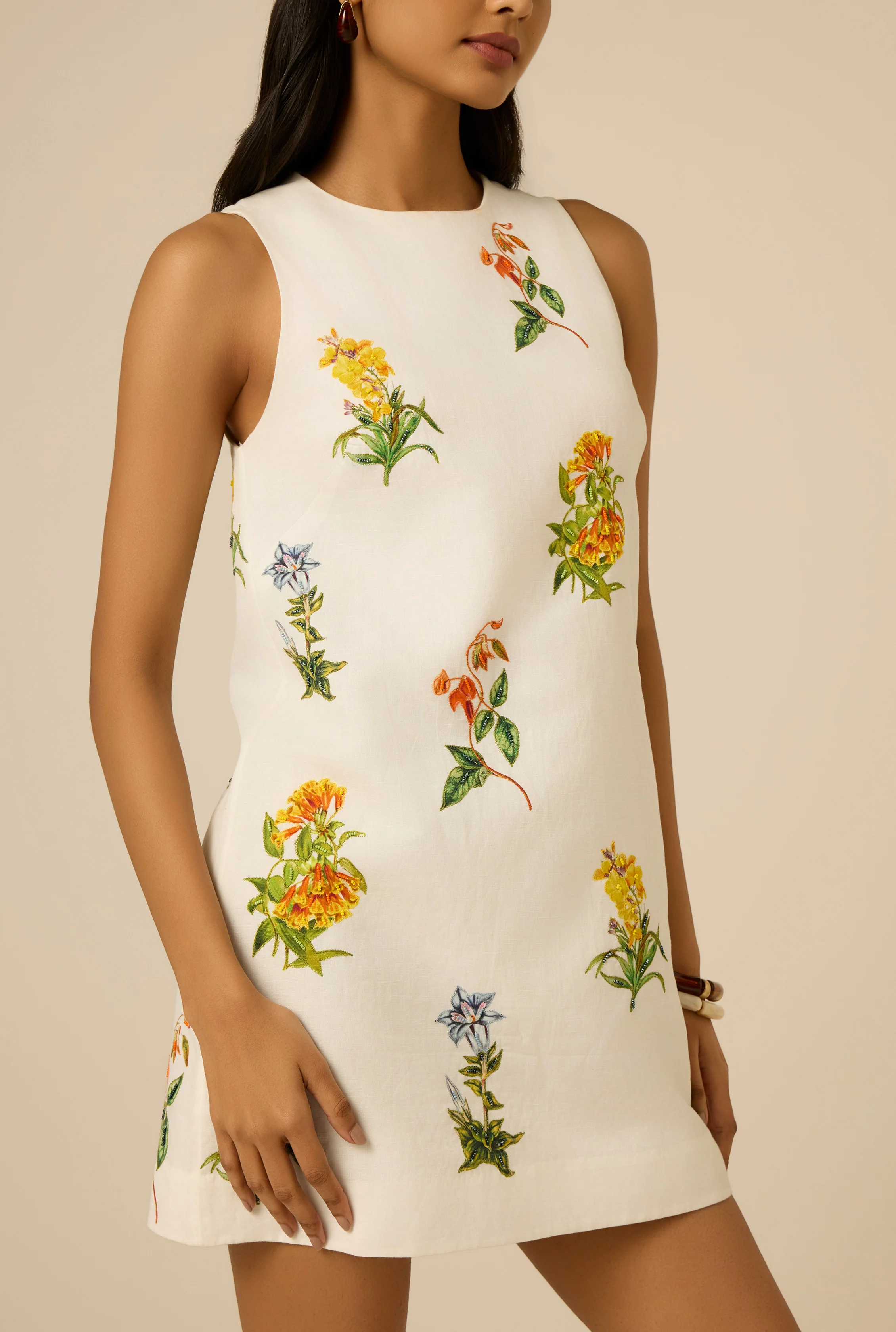 Baku Shift Mini Dress - Image 3