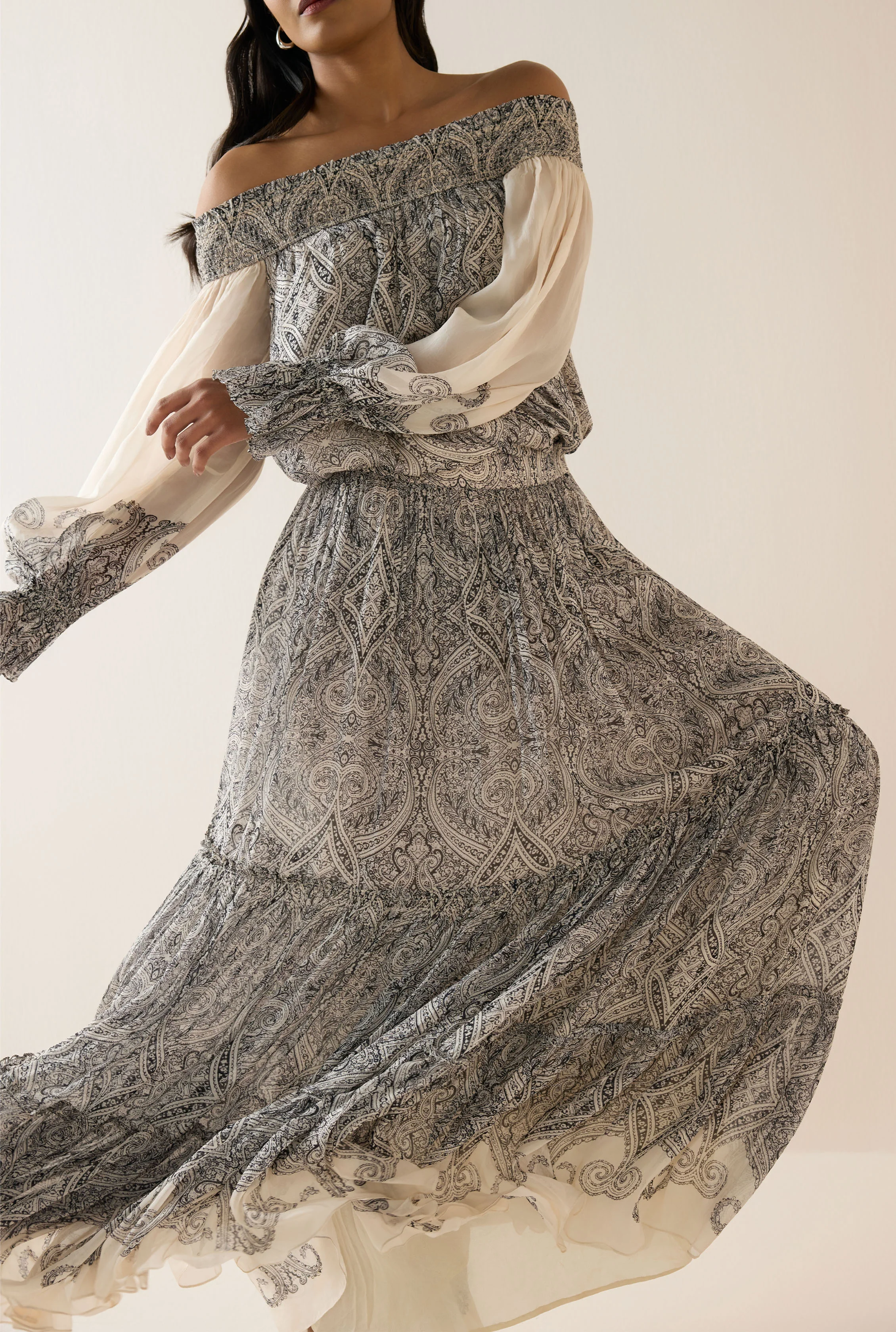 Chavi Tiered Maxi Skirt - Image 4
