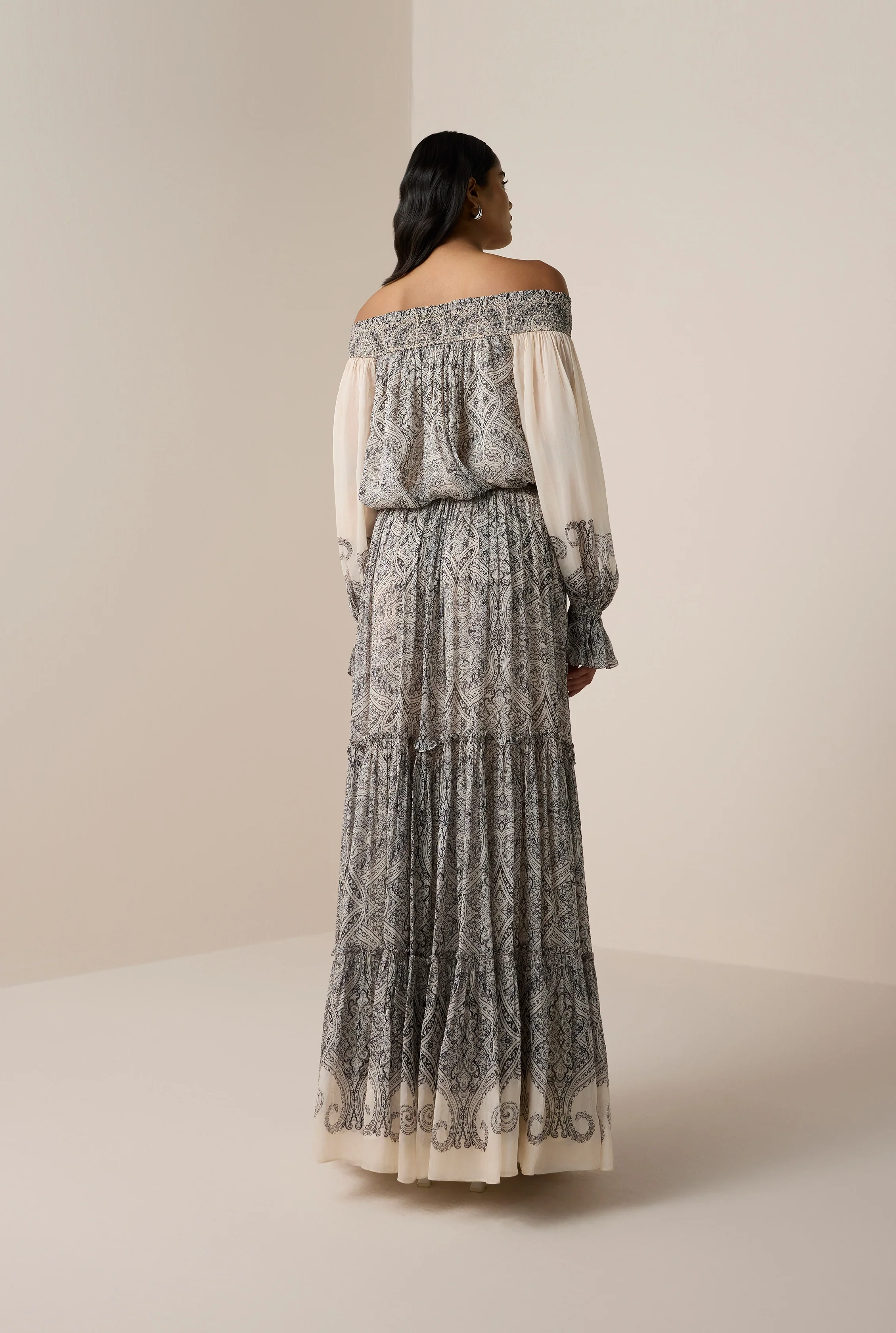 Chavi Tiered Maxi Skirt - Image 5