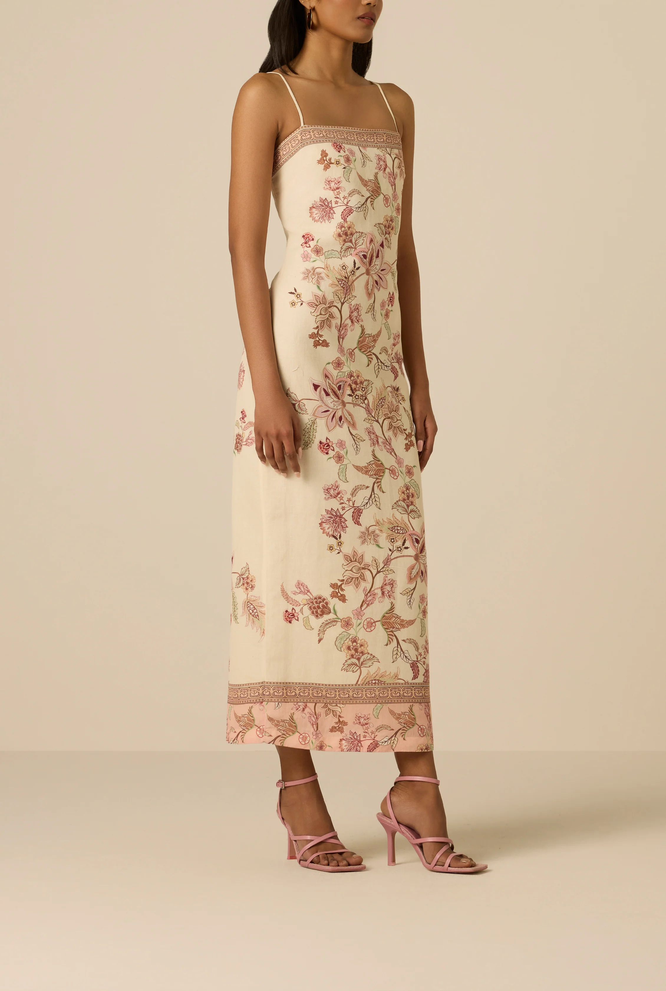 Dani Strappy Midi Dress - Image 3