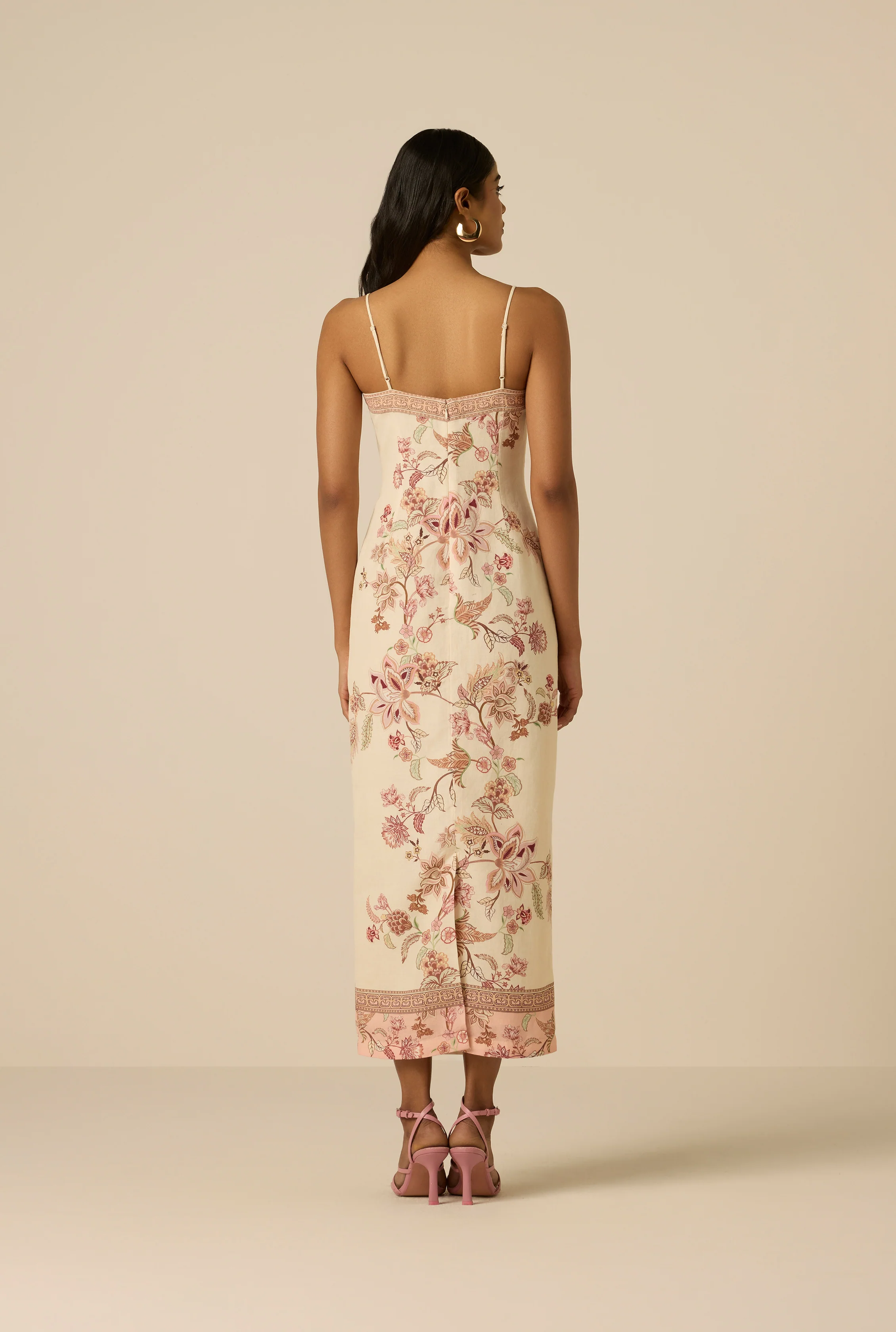 Dani Strappy Midi Dress - Image 4