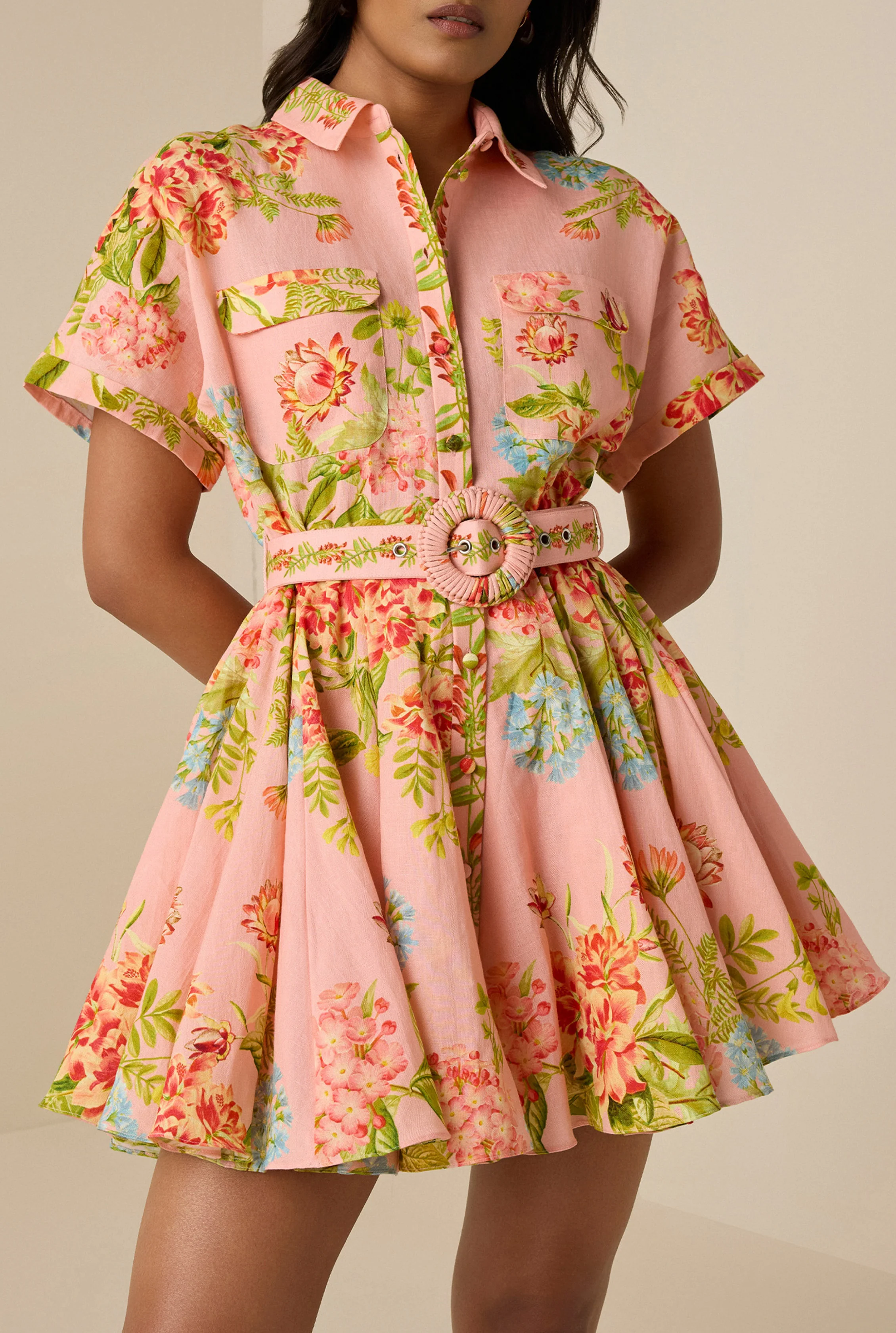 Dhun Collared Short dress - Image 4