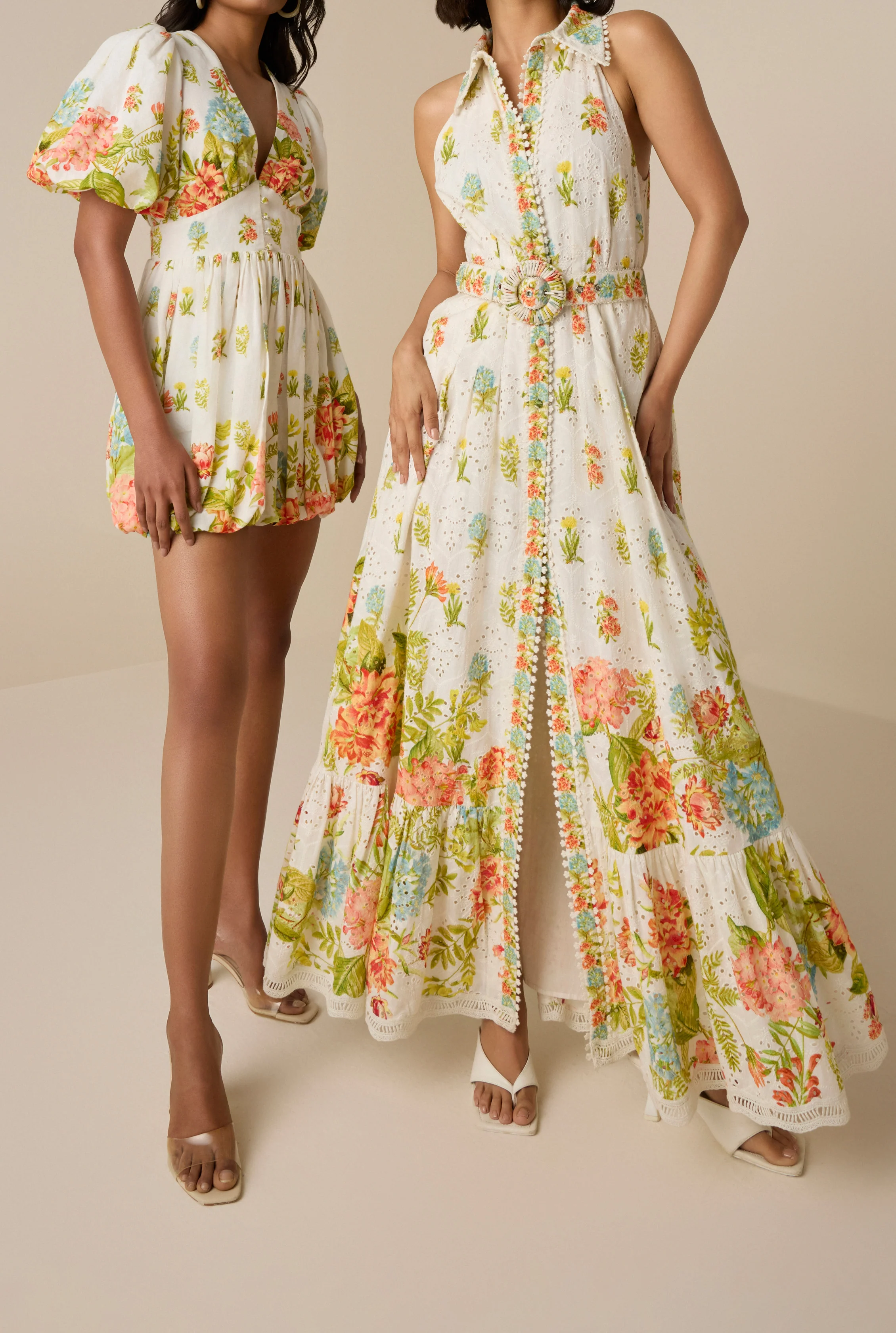 Dhun White Short Dress - Image 5