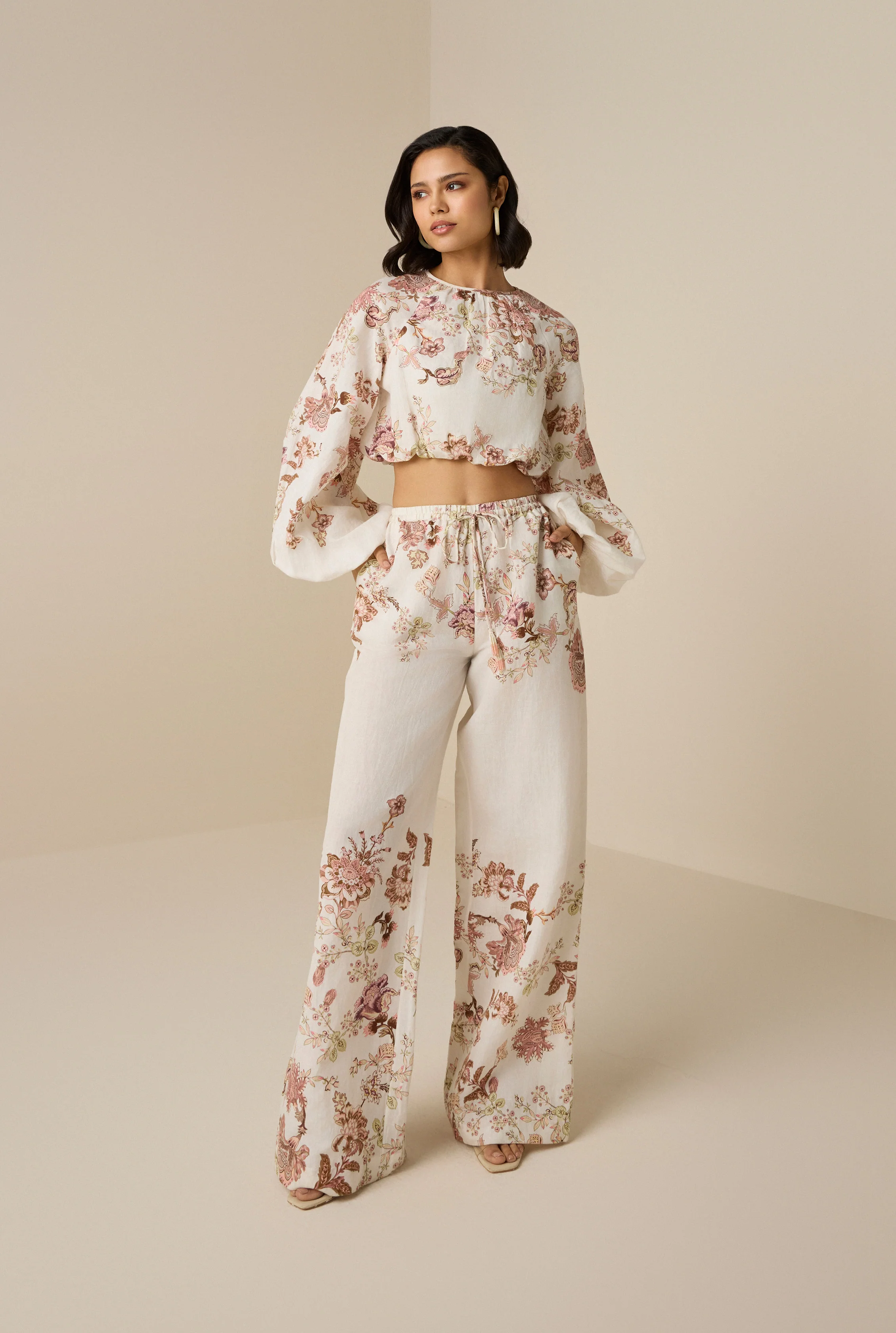 Diza Bubble Hem Top - Image 3