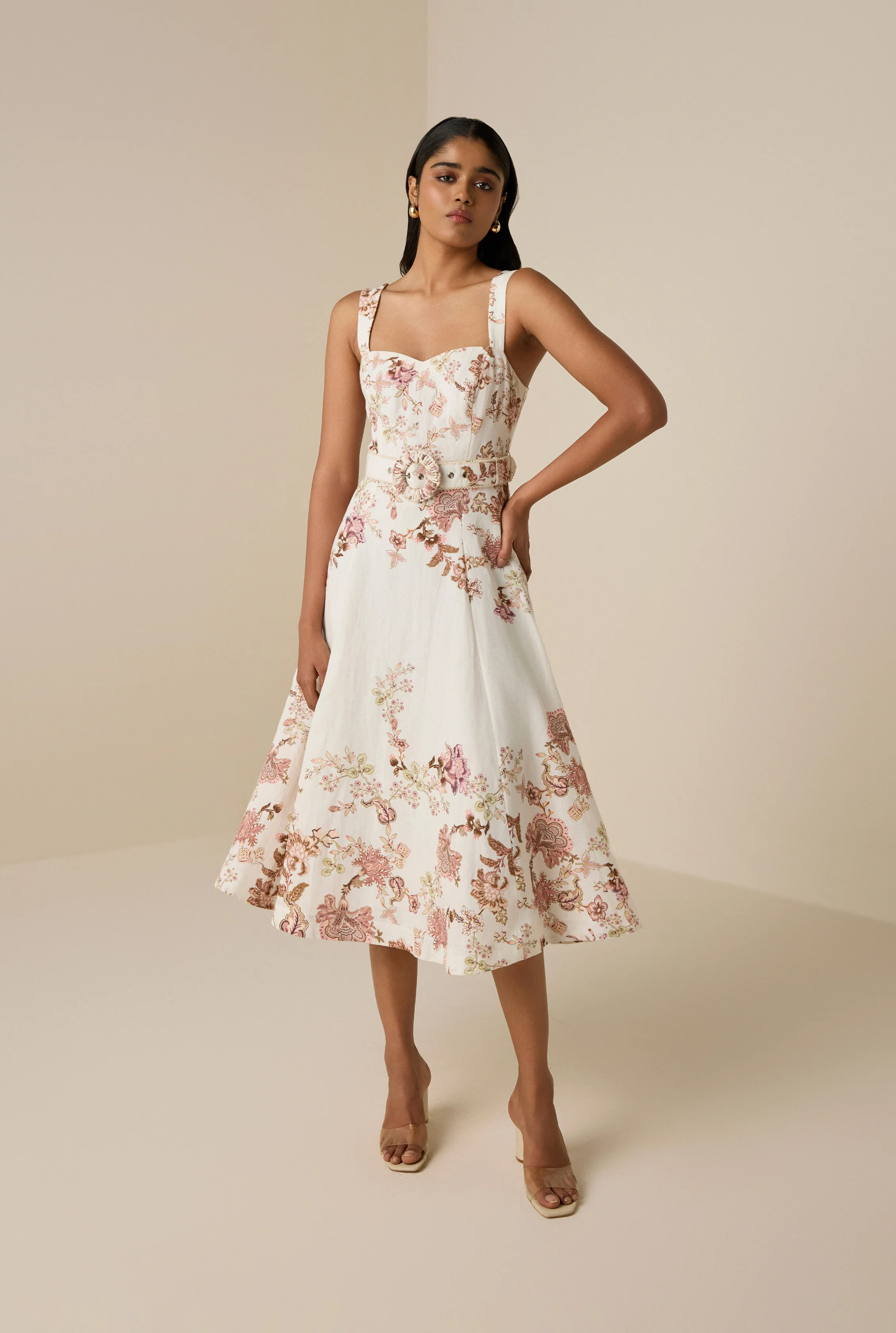 Diza Cotton Midi Dress - Image 3