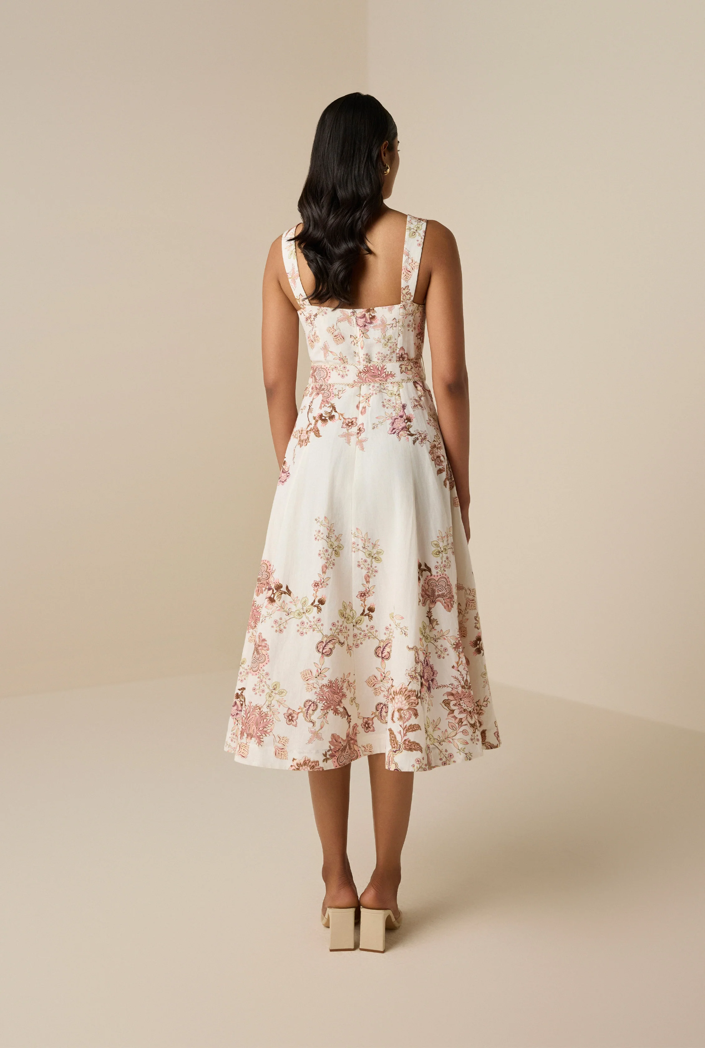 Diza Cotton Midi Dress - Image 4