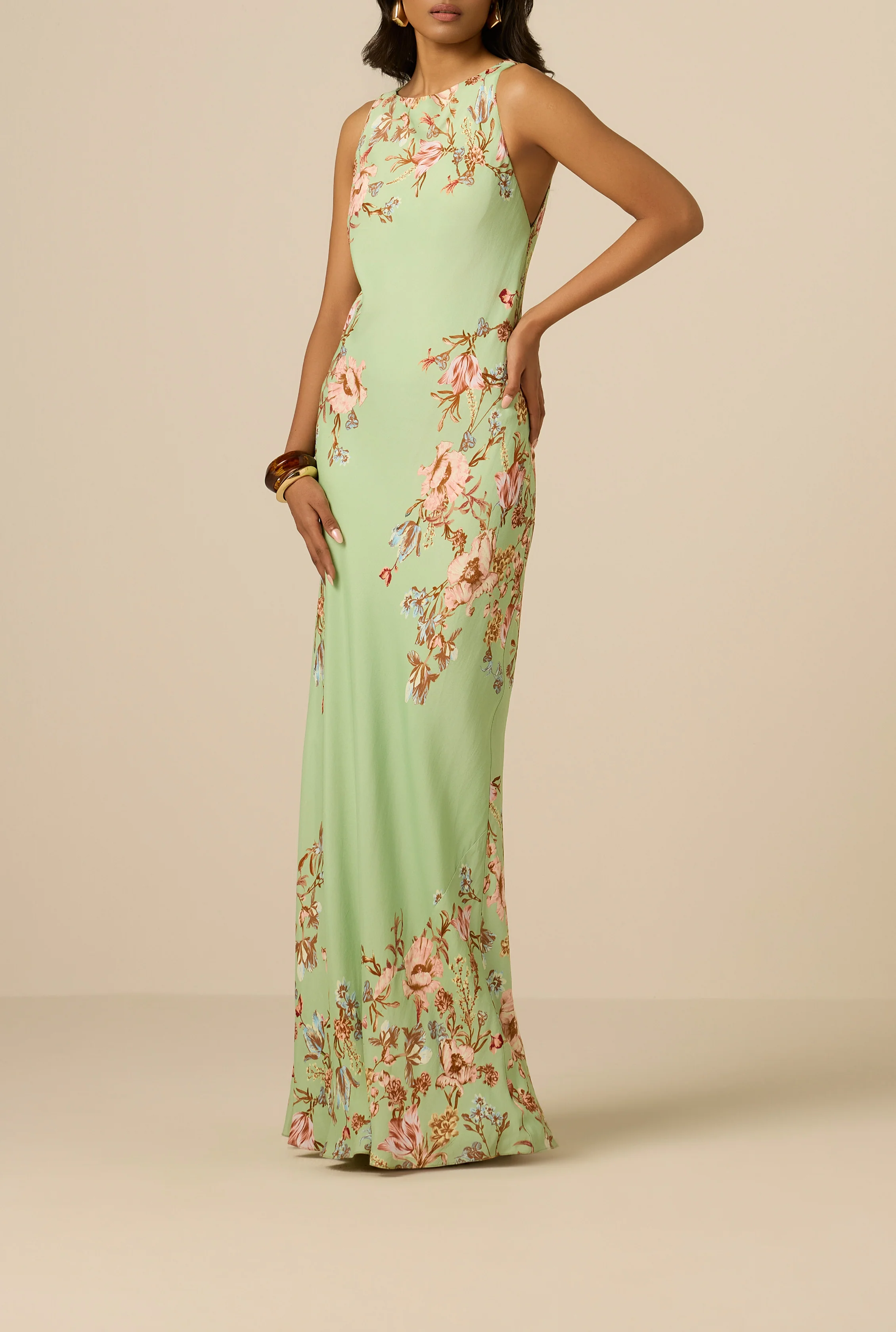 Ezra Bias Maxi Dress - Image 4