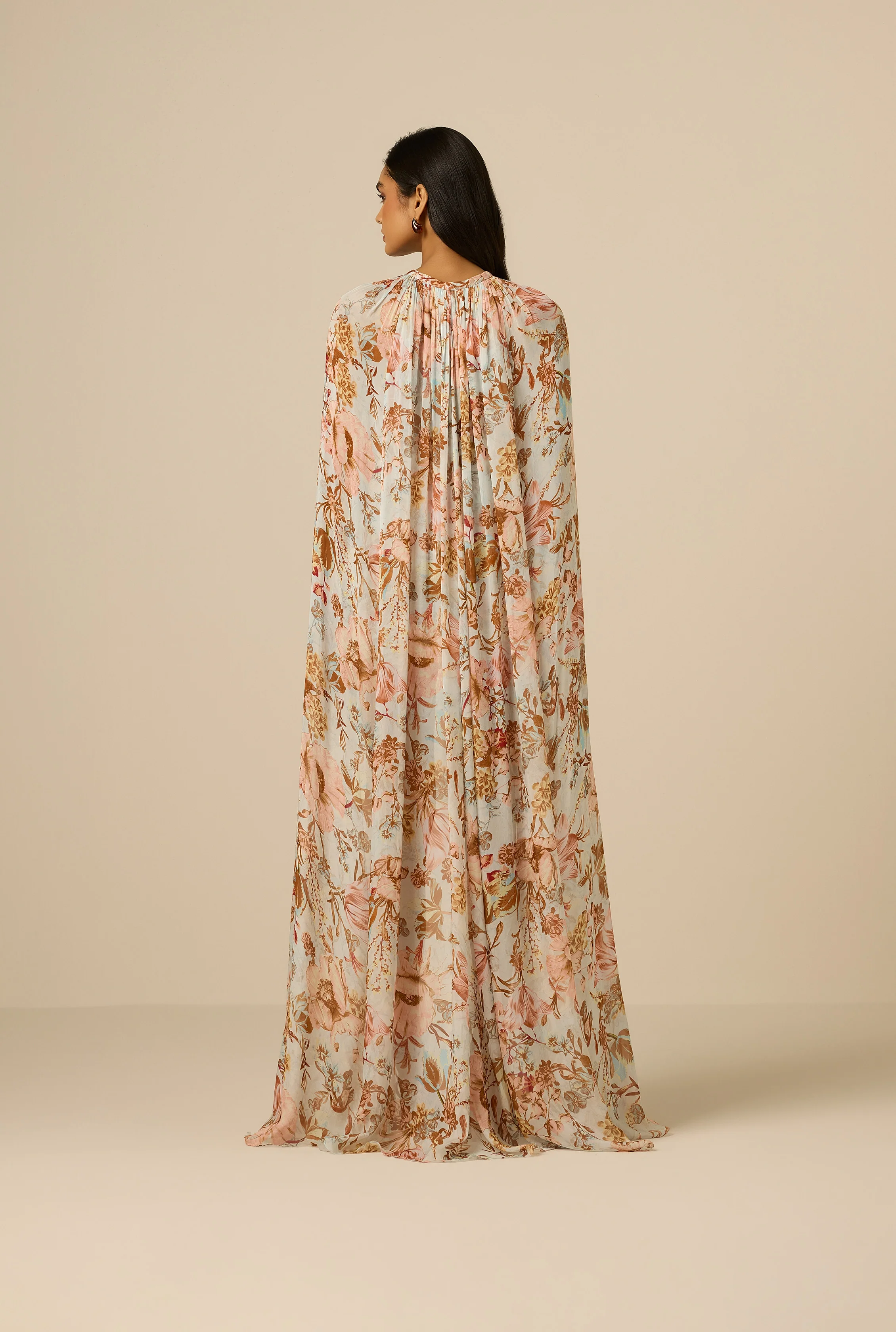 Ezra Cape Mini Dress - Image 9