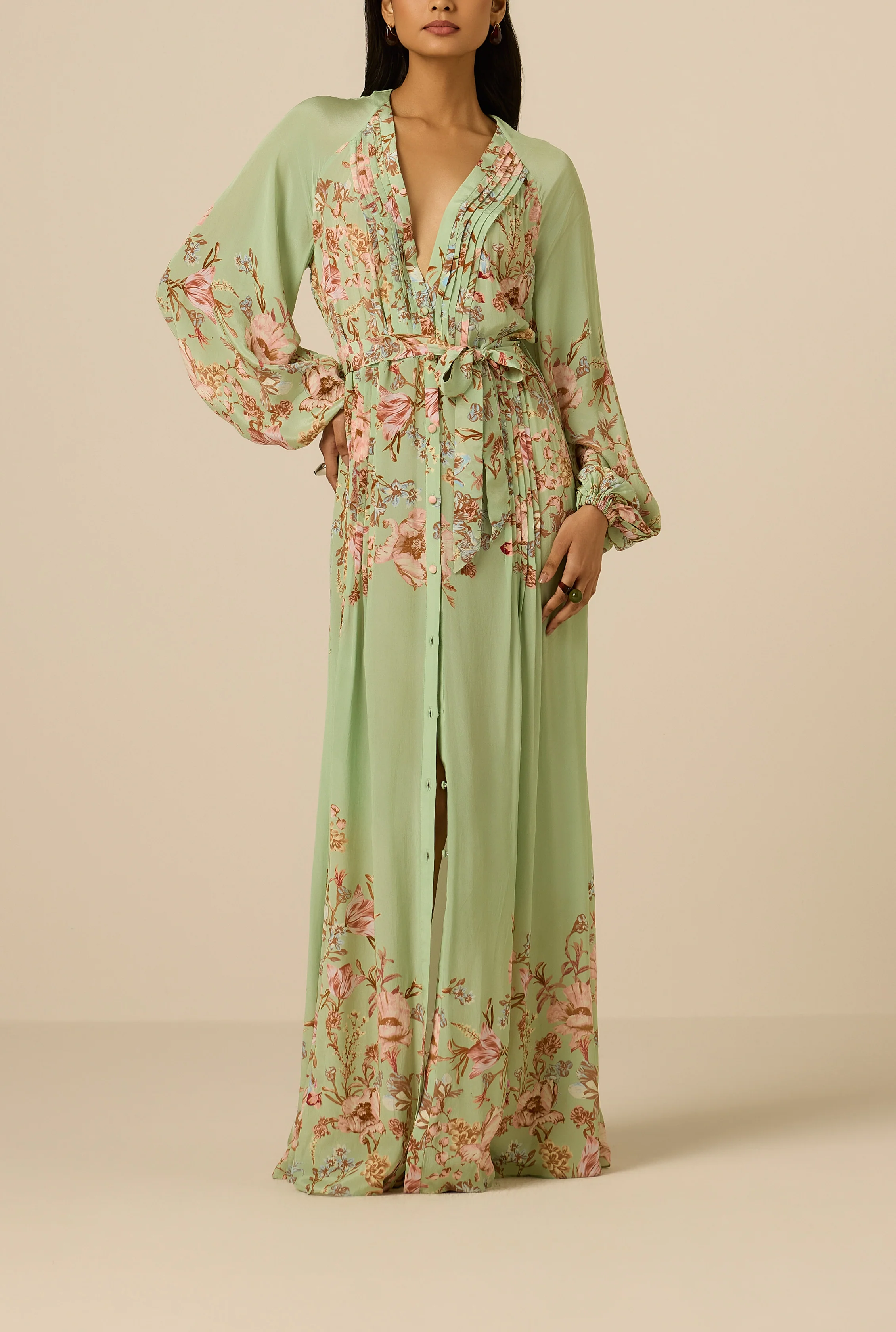 Ezra Pintuck Maxi Dress - Image 3