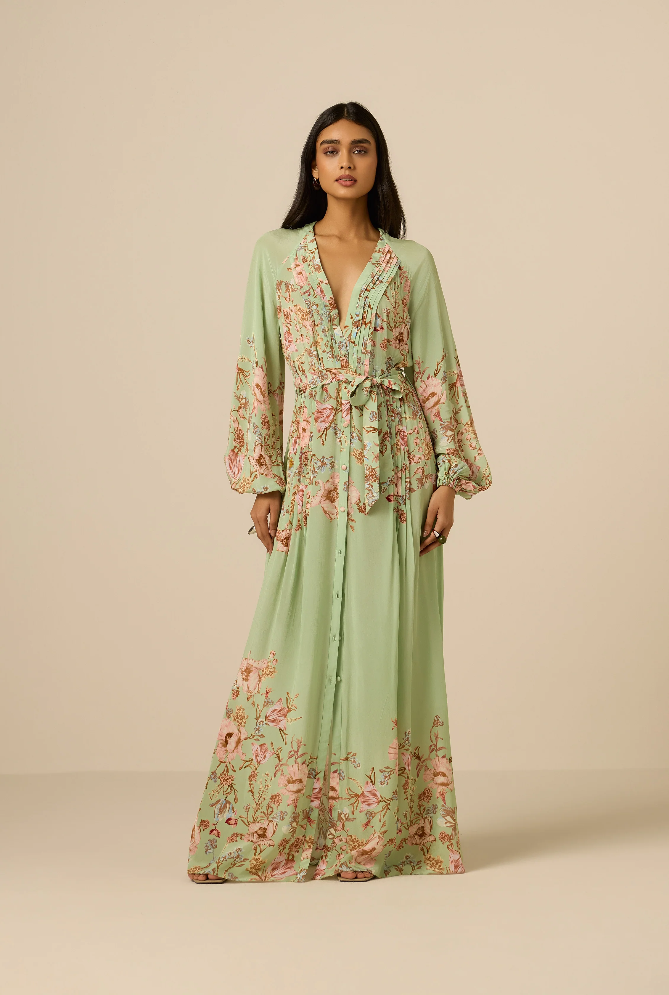 Ezra Pintuck Maxi Dress - Image 9