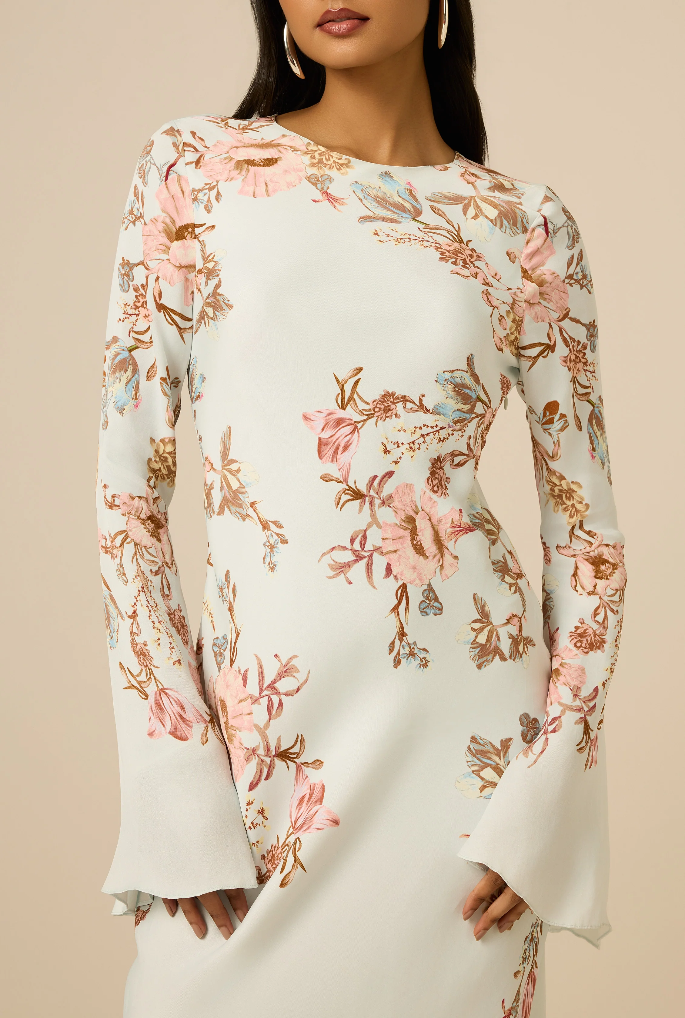 Ezra Tie-Back Maxi Dress - Image 4