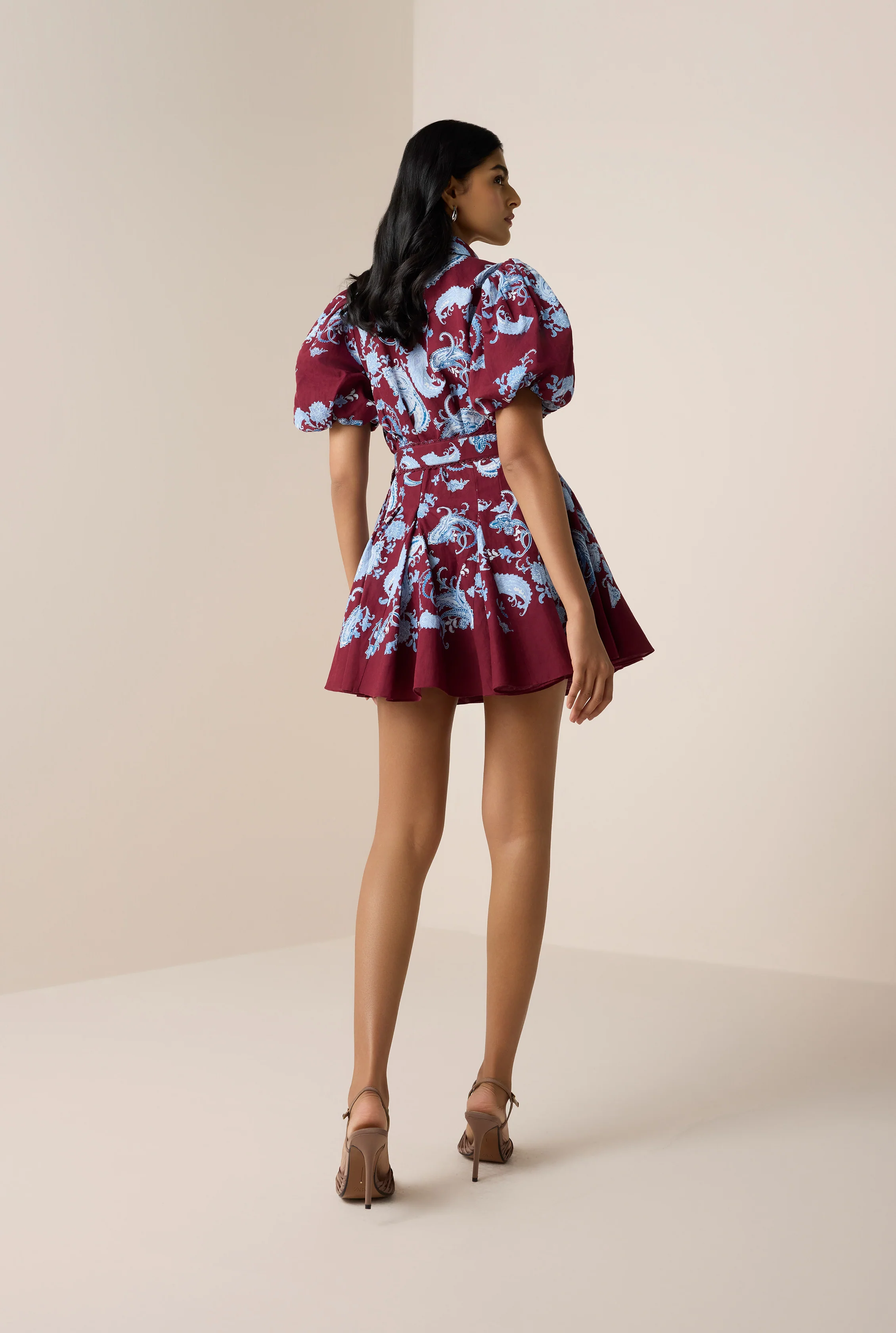 Hiba Collared Mini Dress - Image 5