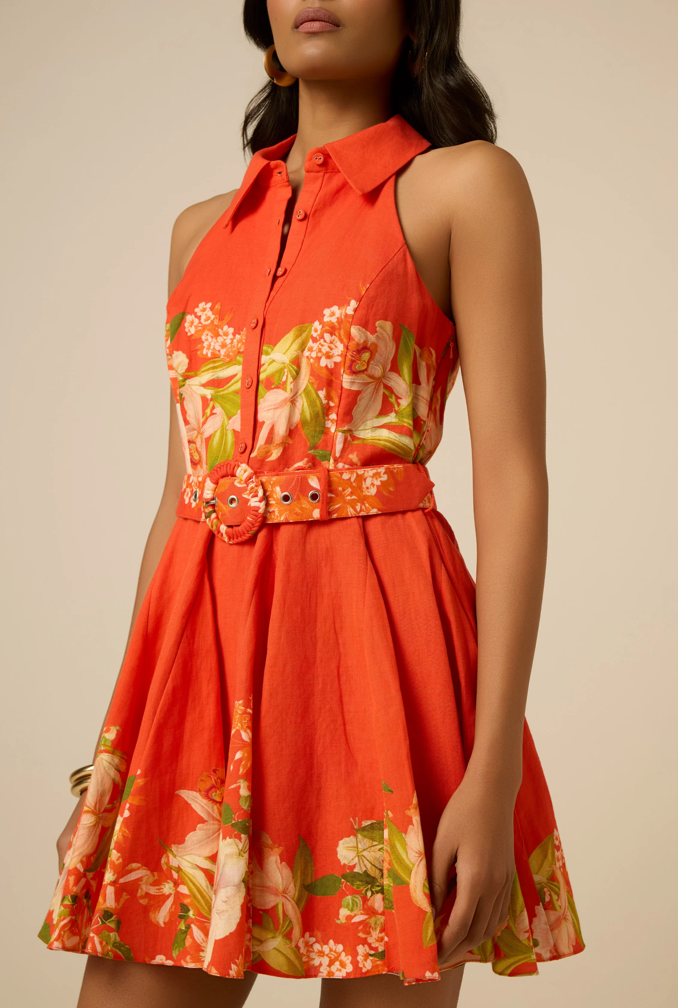 Hibi Buckle Short Dress - Image 2
