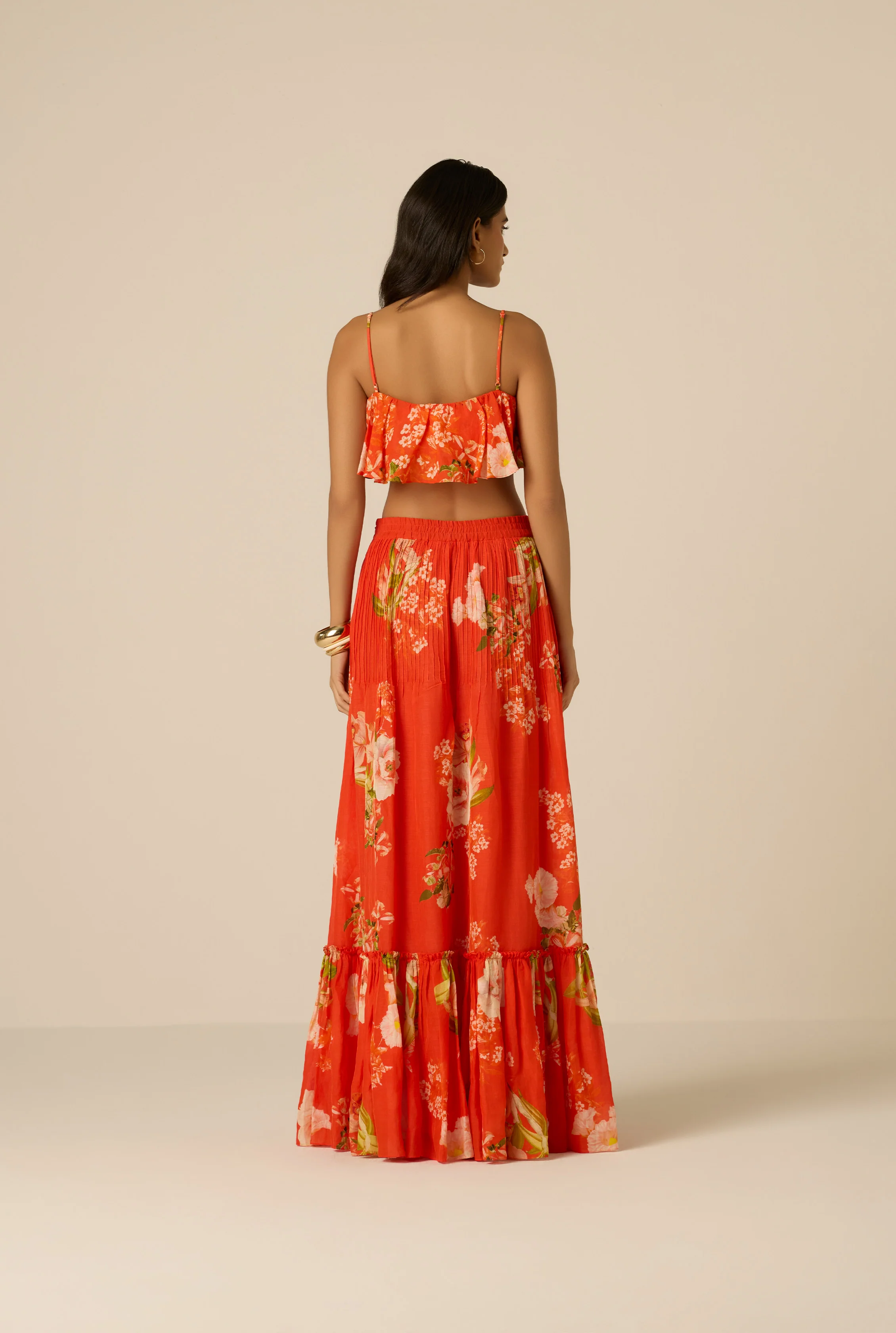 Hibi Pintuck Maxi Skirt - Image 11