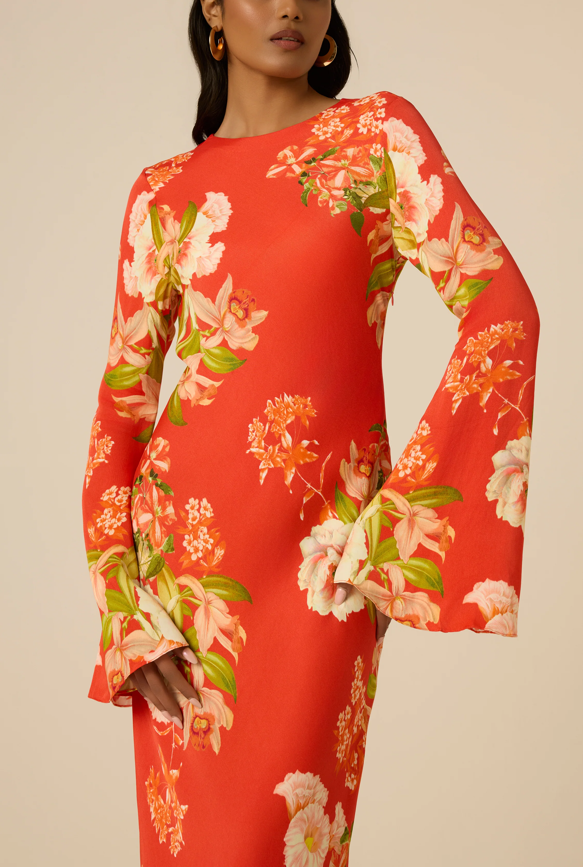 Hibi Tie-Back Maxi Dress