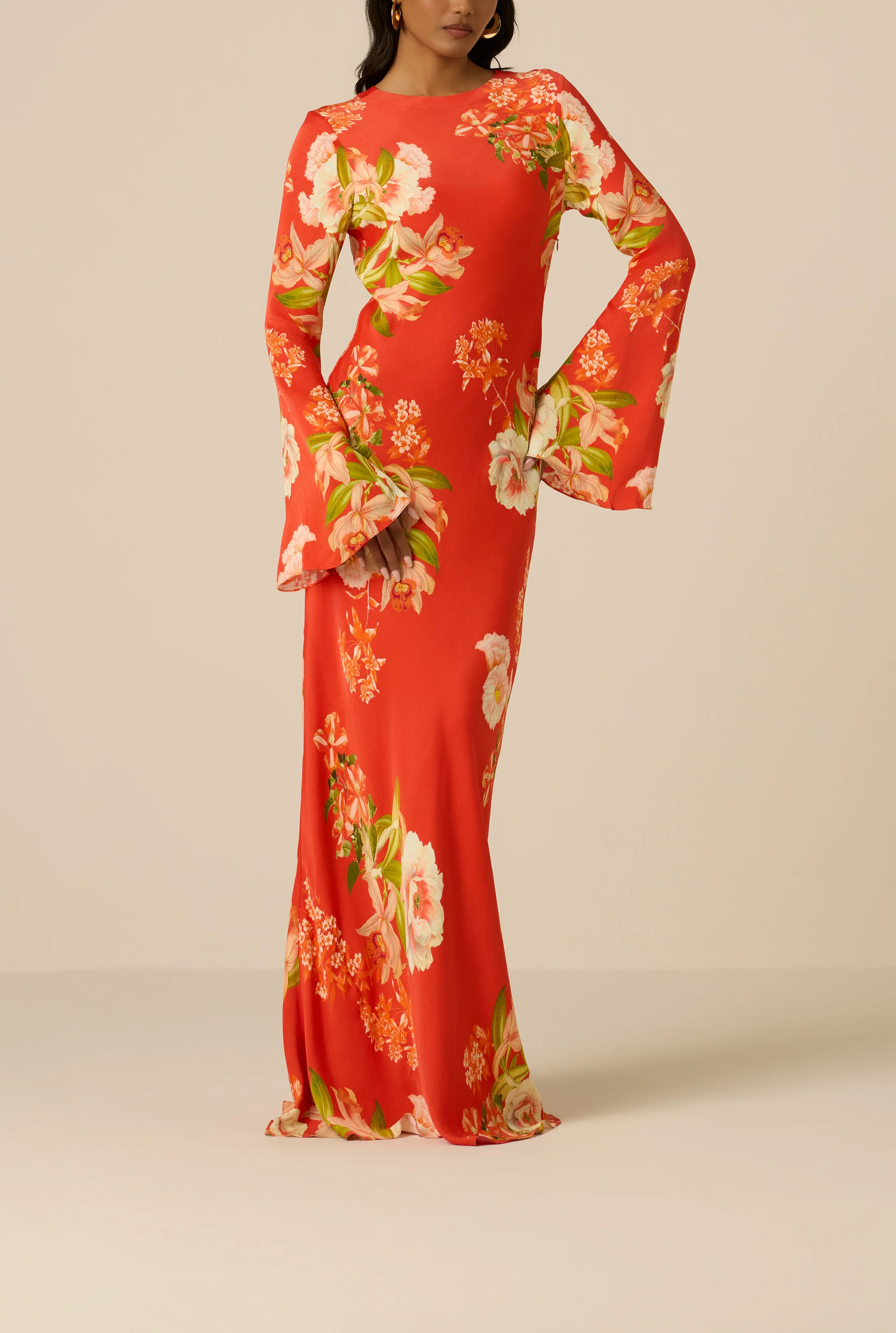 Hibi Tie-Back Maxi Dress - Image 3