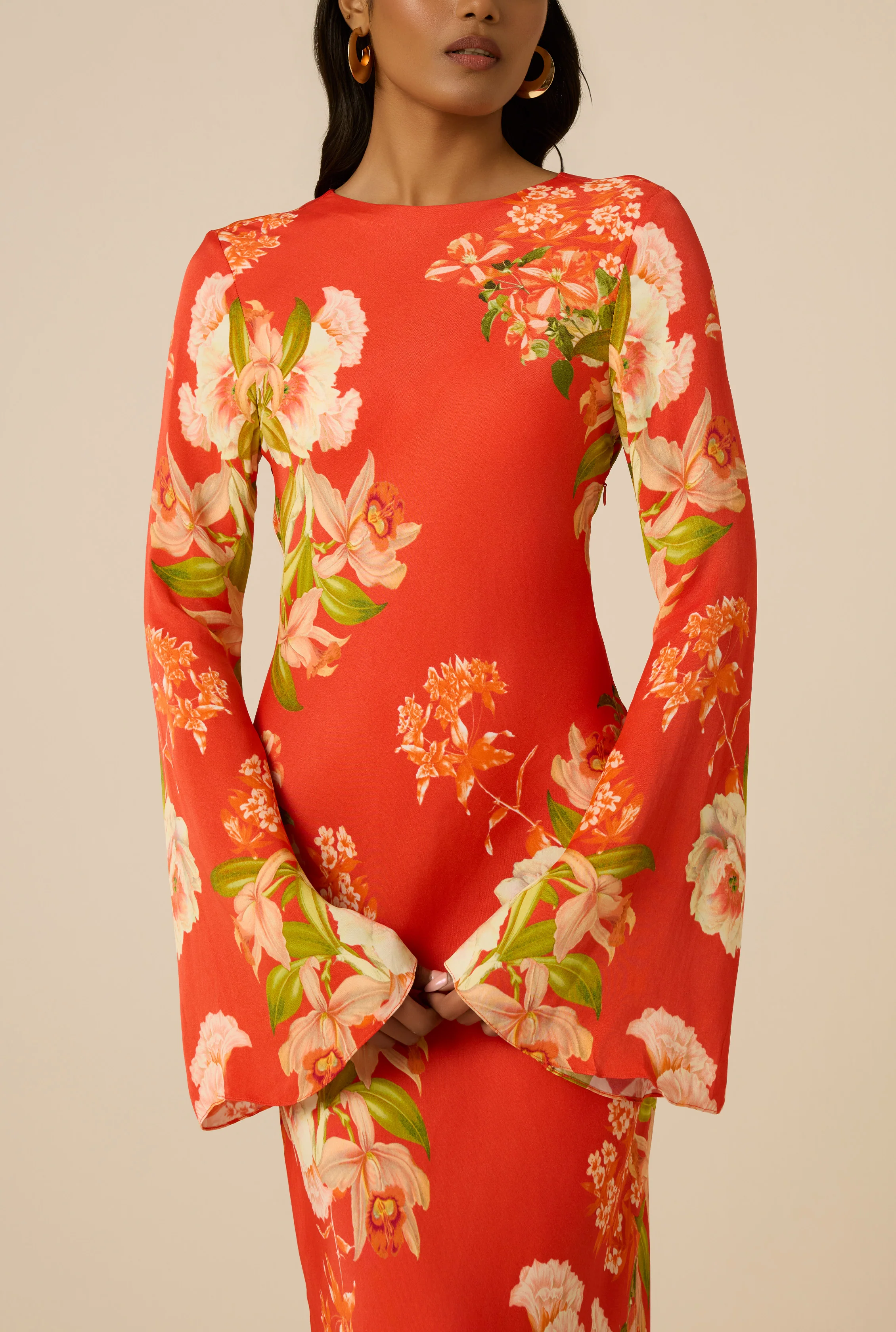 Hibi Tie-Back Maxi Dress - Image 5