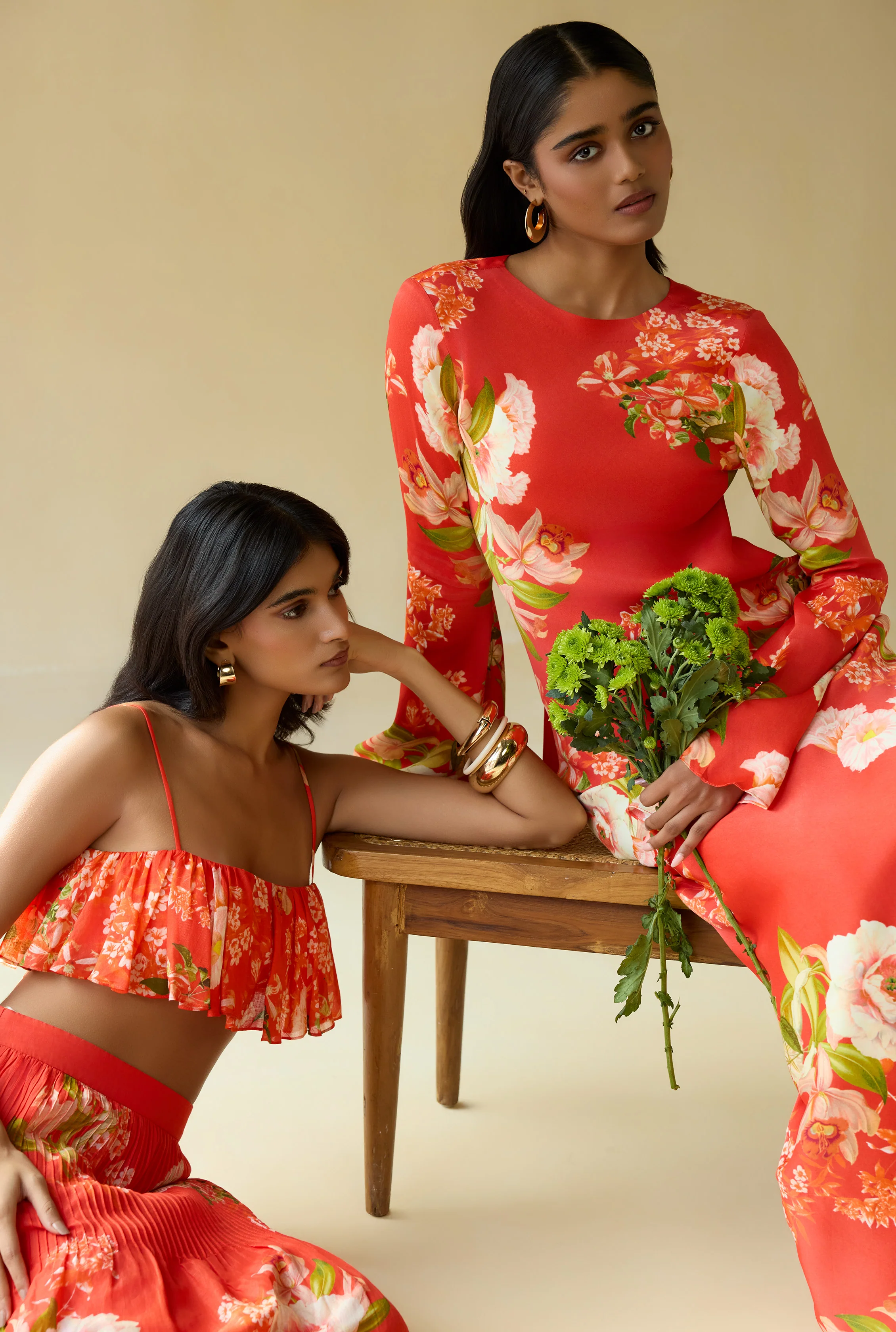 Hibi Tie-Back Maxi Dress - Image 8