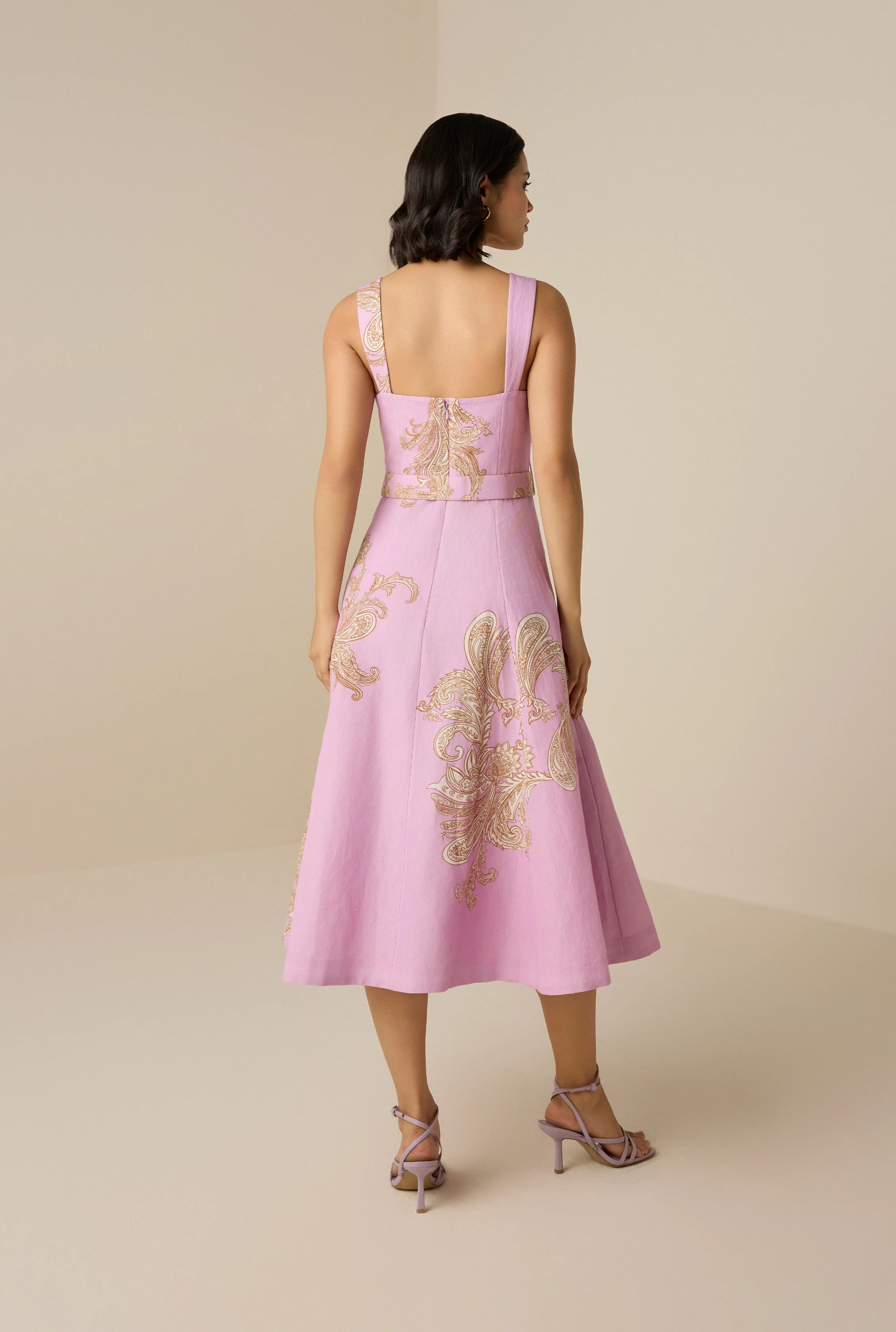 Jiah Buckle Midi Dress - Image 5