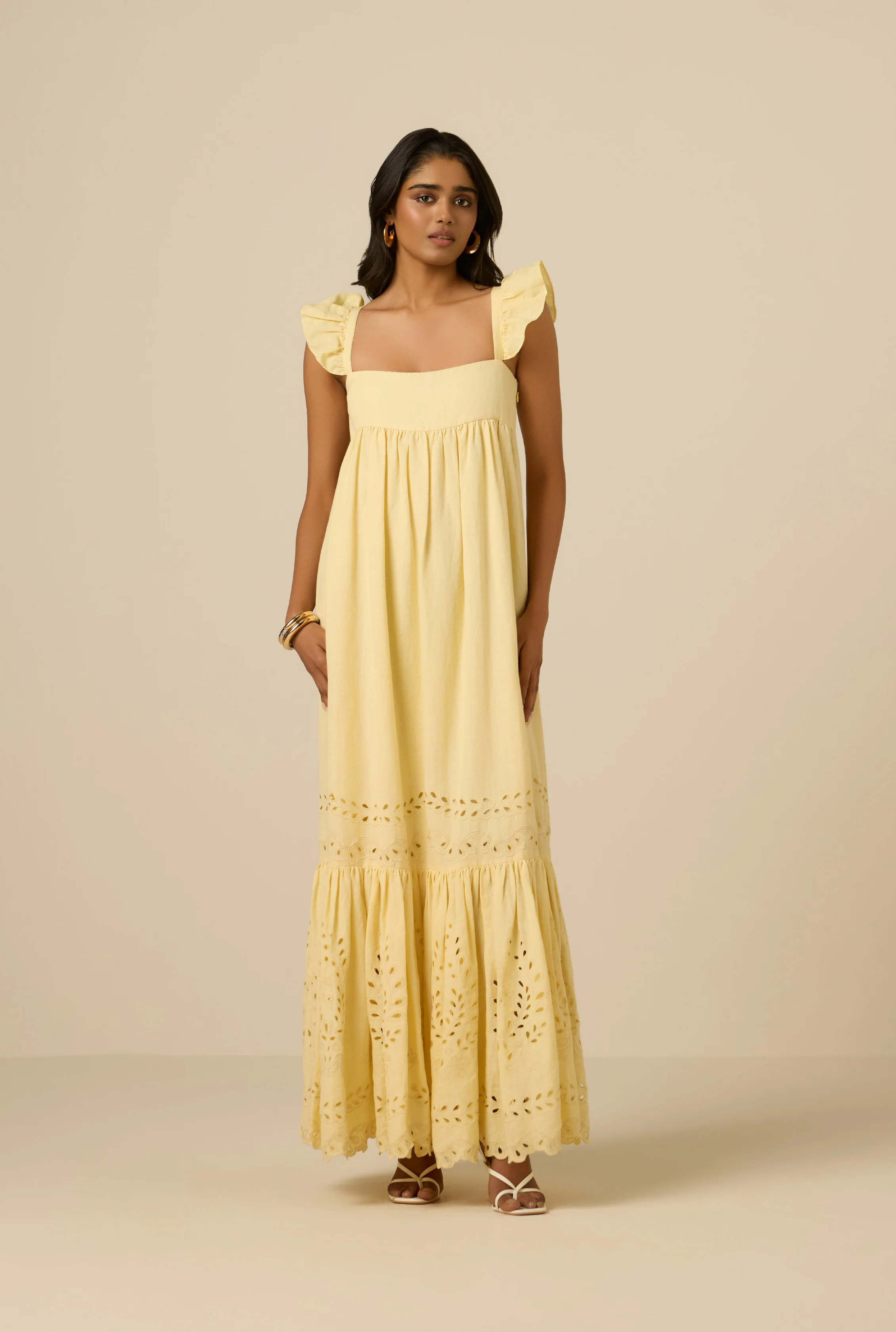 Kori Yellow Long Dress