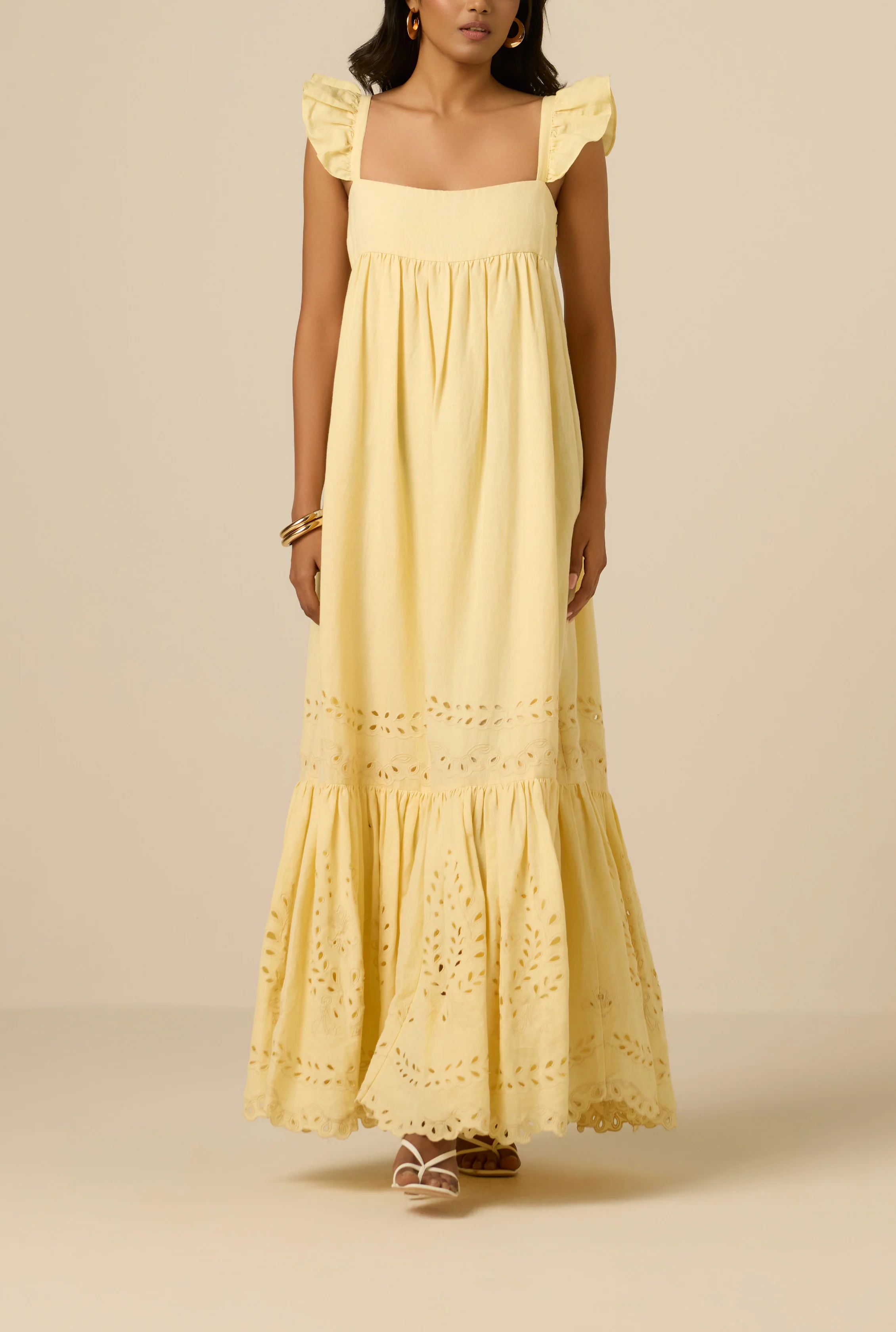 Kori Yellow Long Dress - Image 4