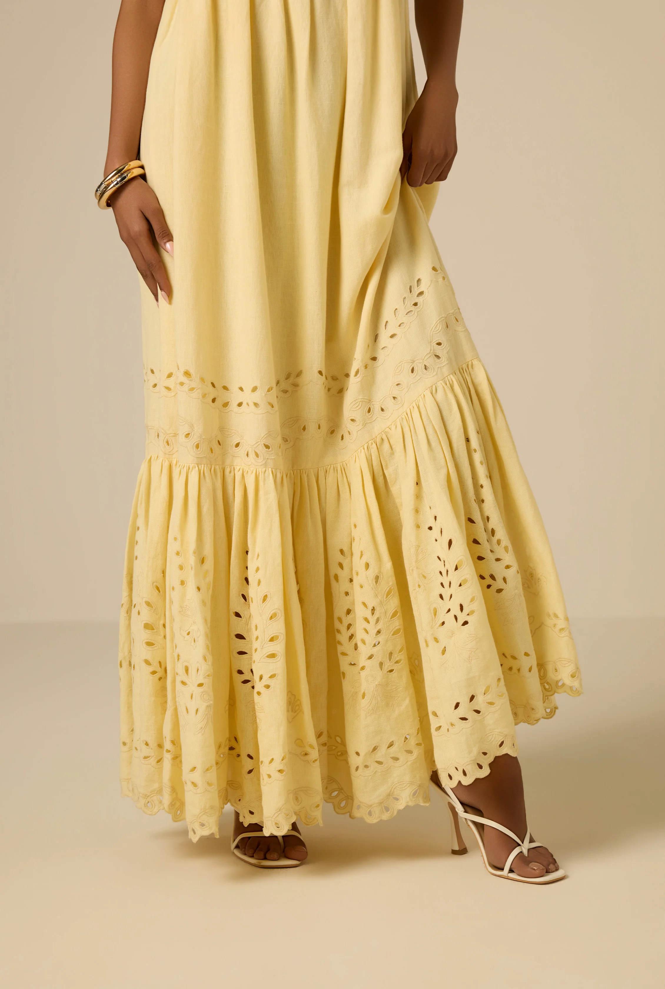 Kori Yellow Long Dress - Image 6
