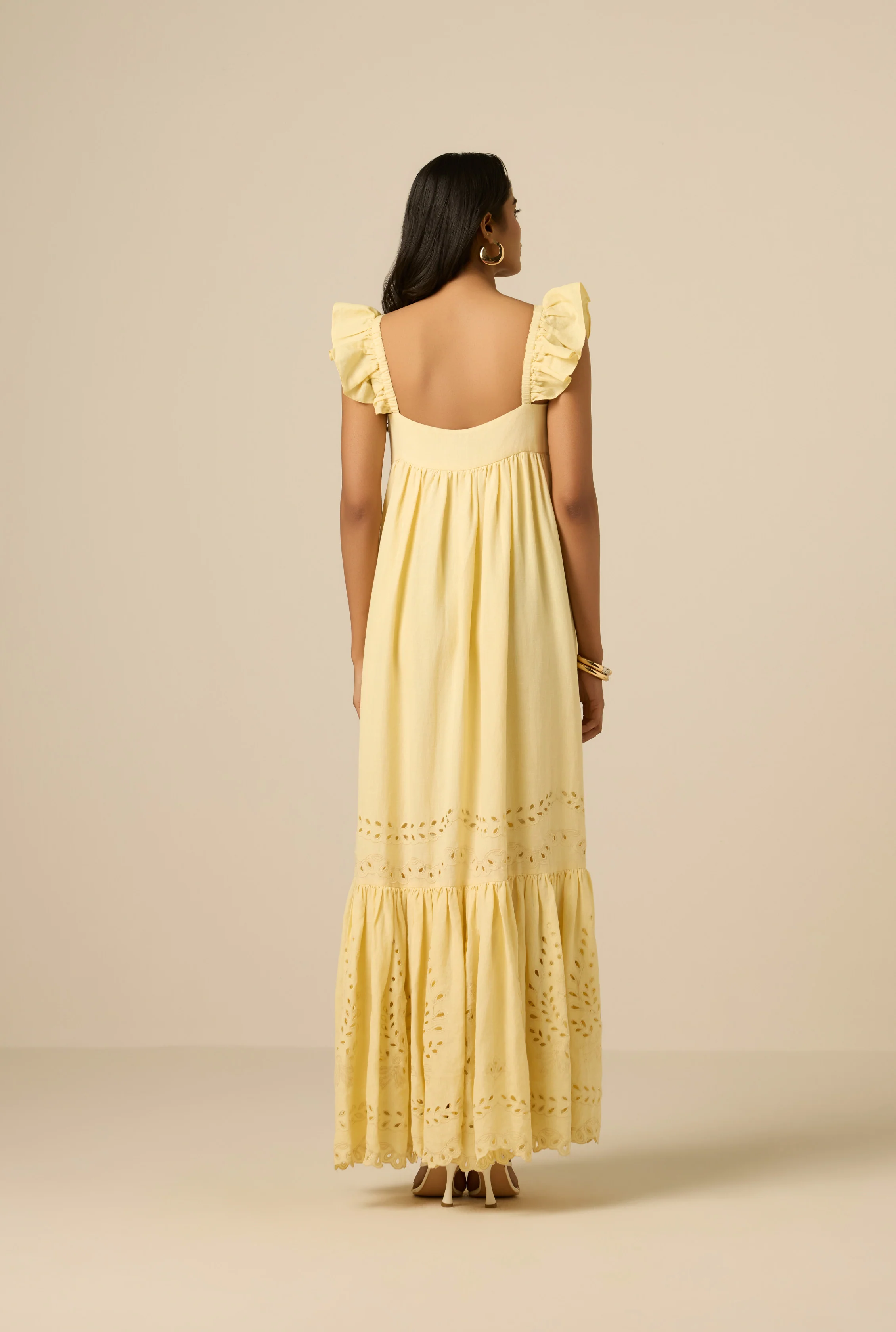 Kori Yellow Long Dress - Image 7