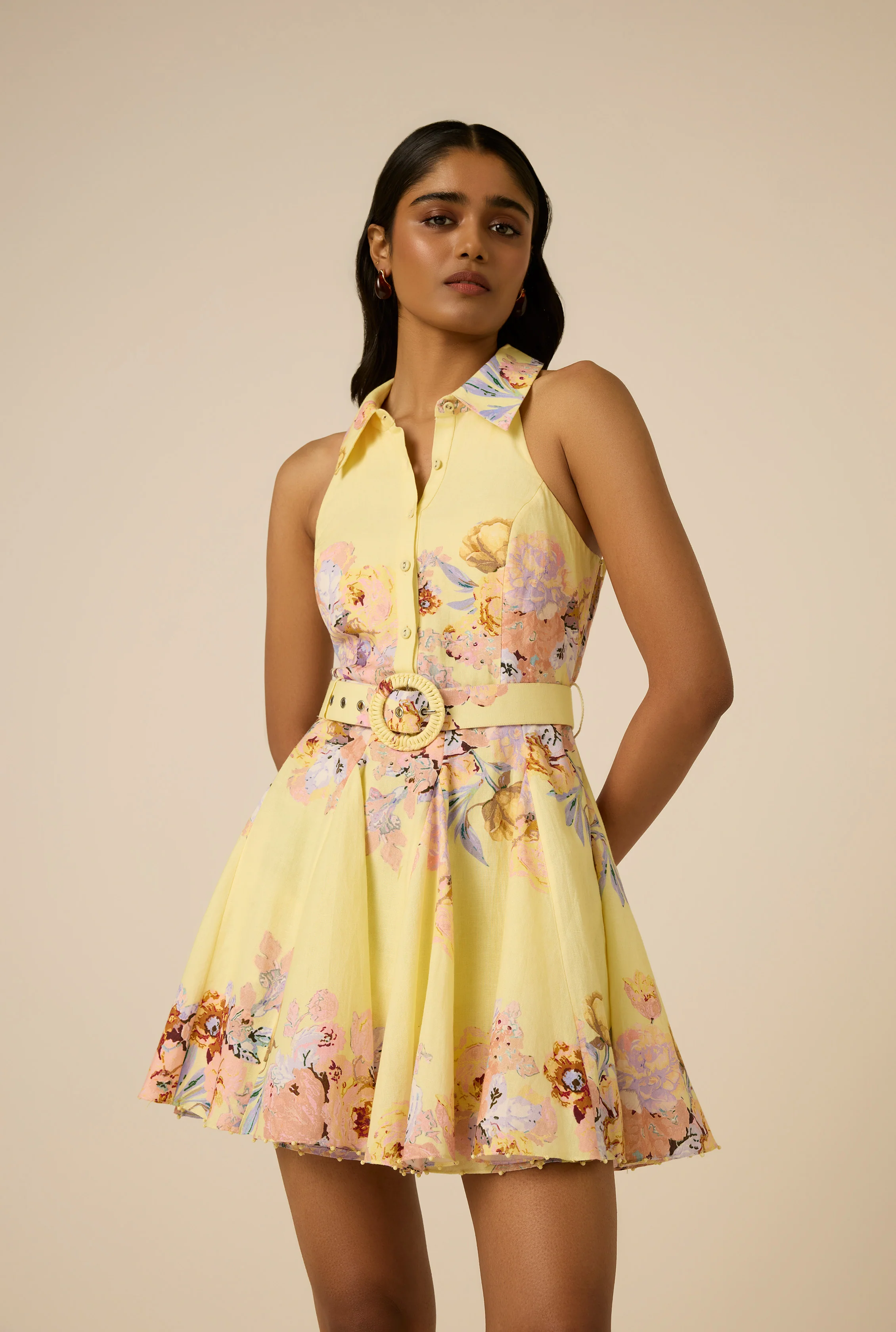 Kysha Buckle Short Dress