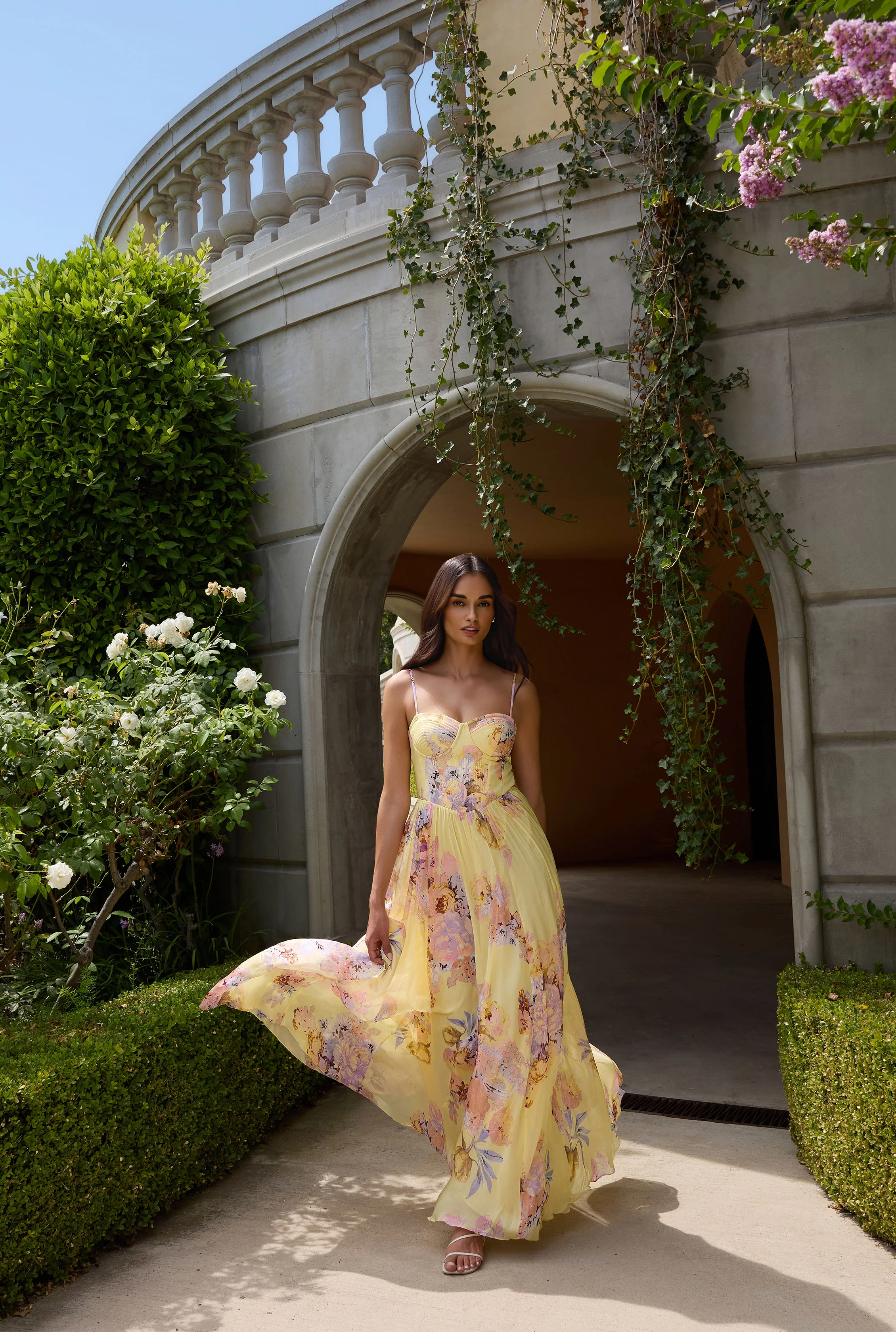 Kysha Corset Long Dress - Image 3