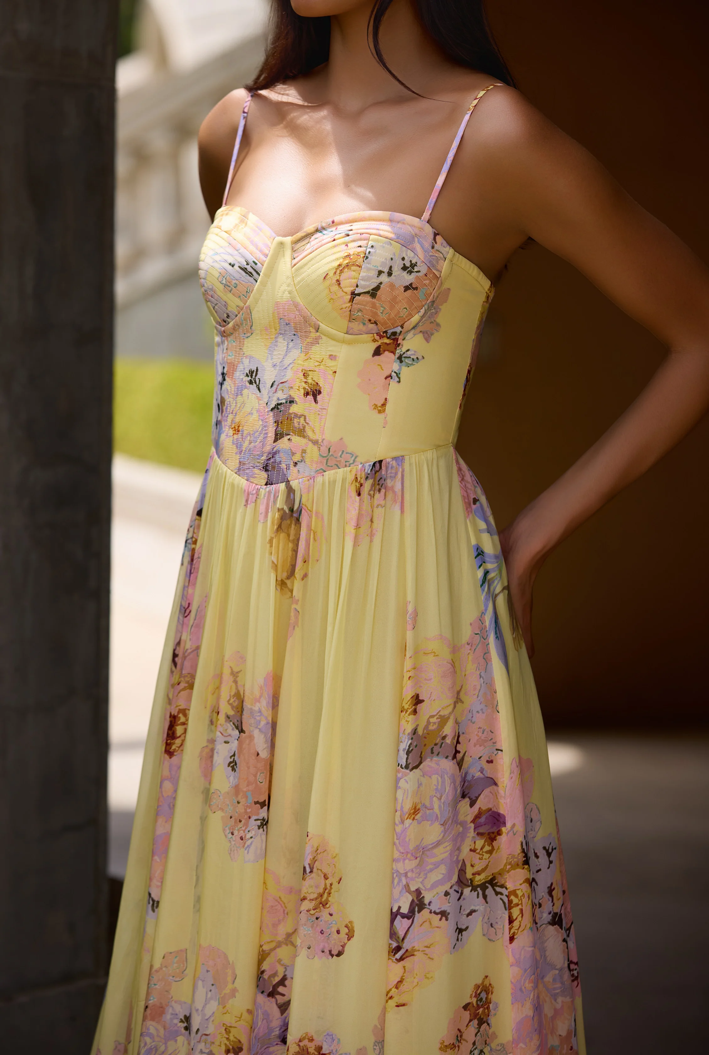 Kysha Corset Long Dress - Image 5
