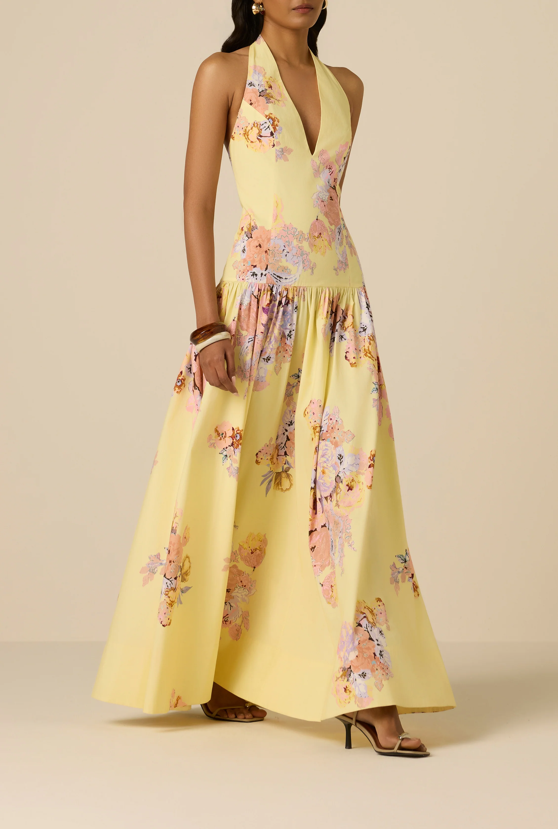 Kysha Halter Maxi Dress