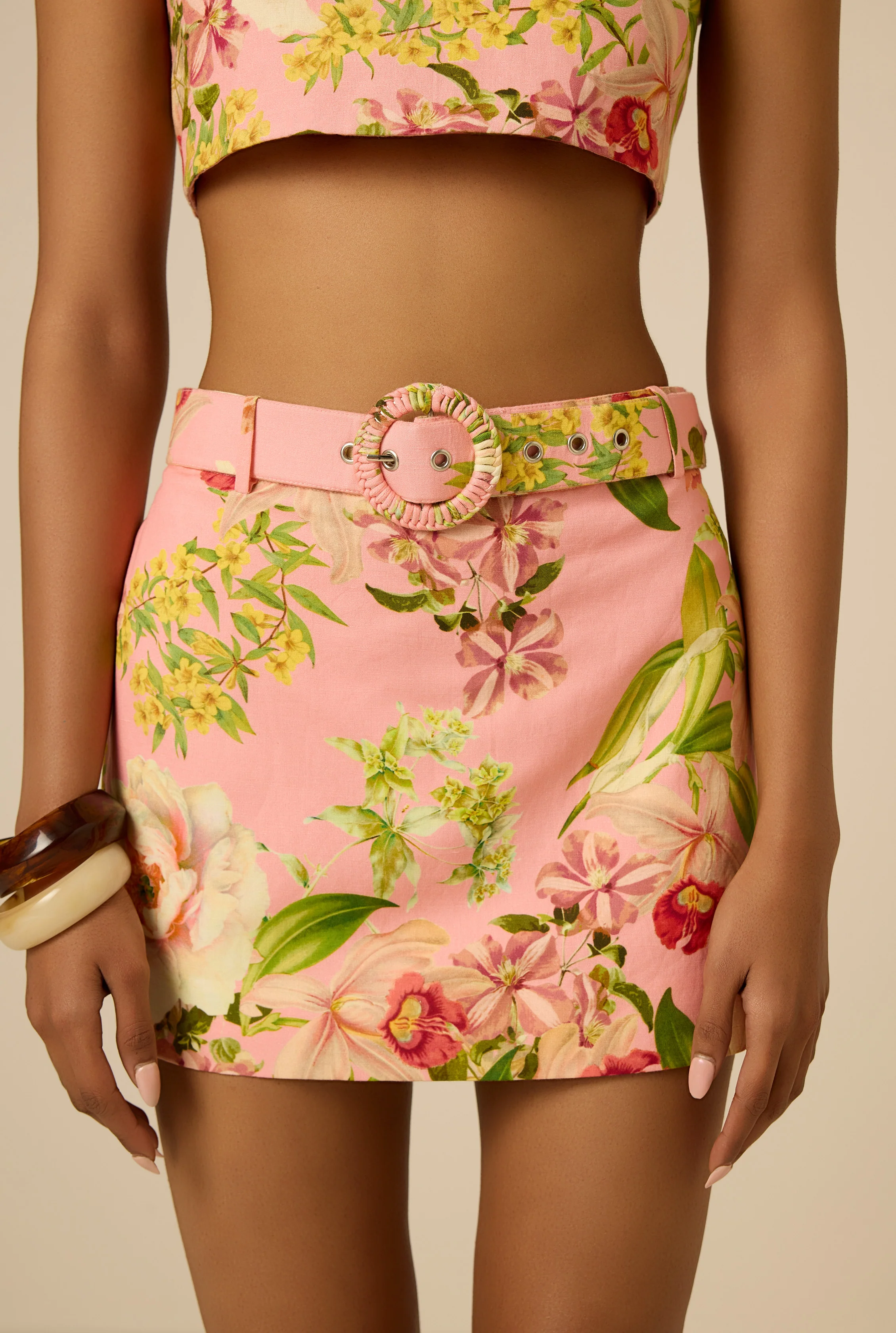 Lena Buckle Mini Skirt - Image 8