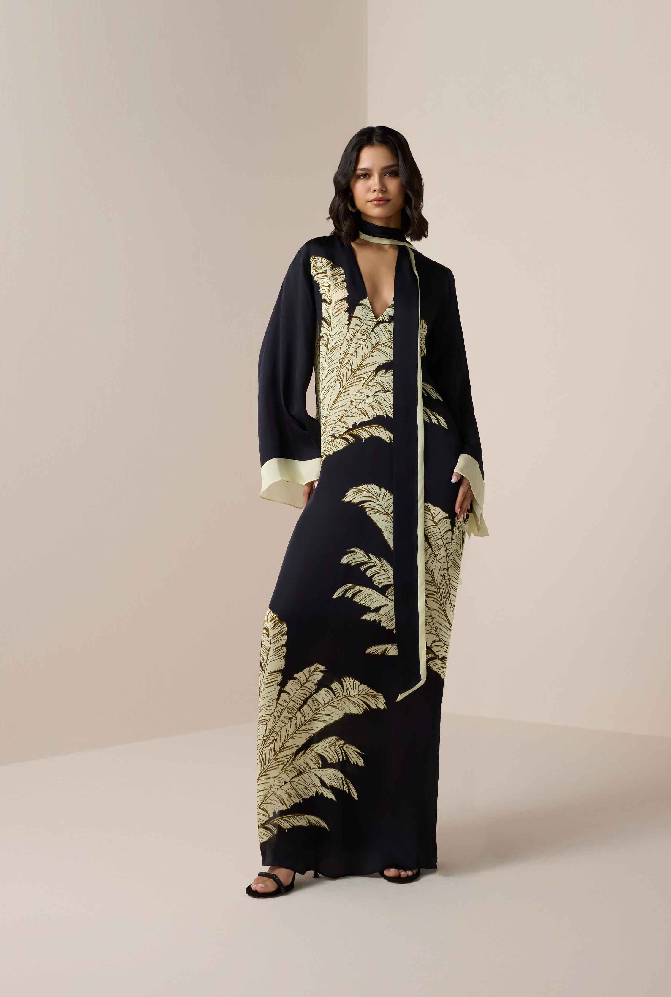 Palm Belted Kaftan - Image 2