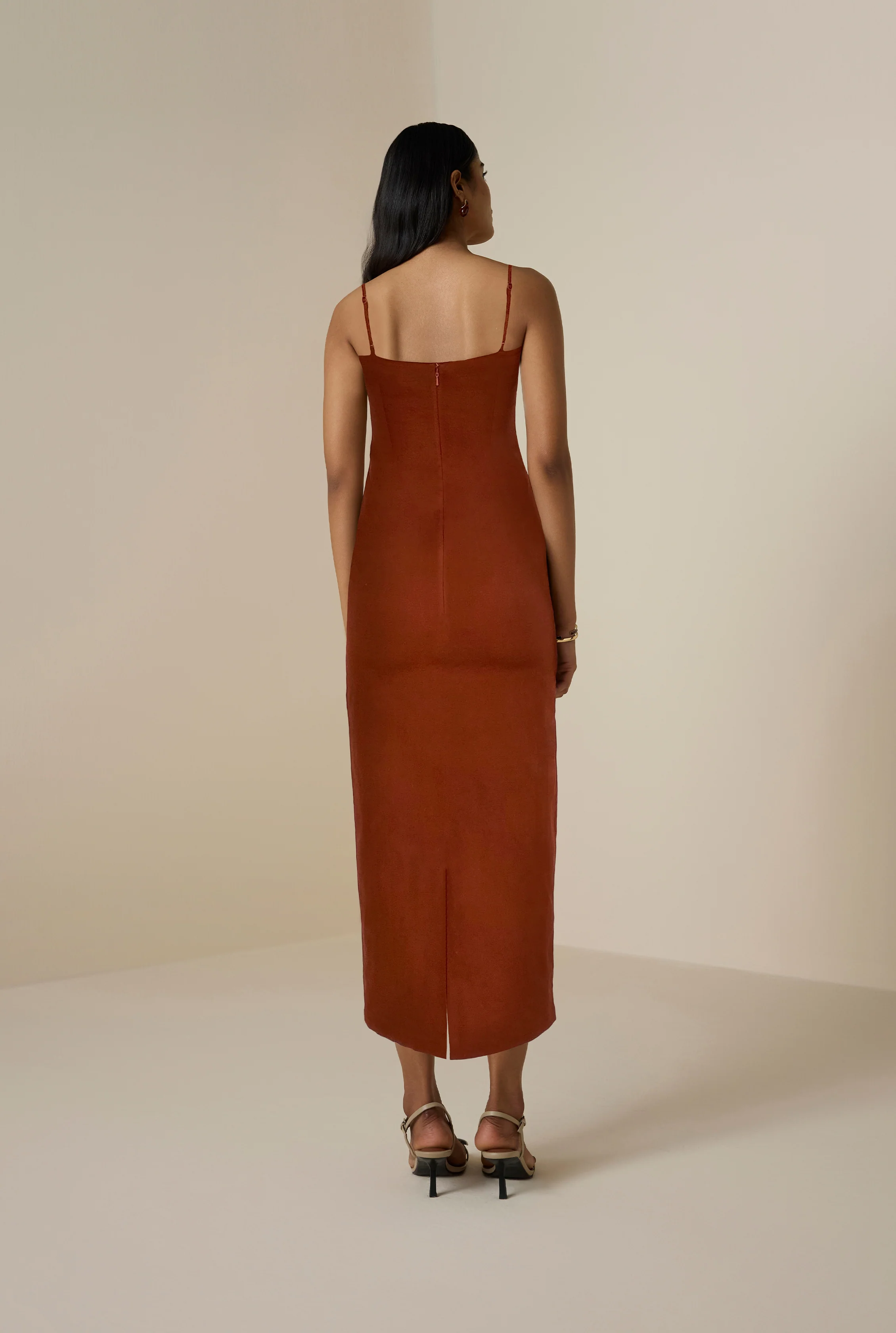 Palm Strappy Midi Dress - Image 5