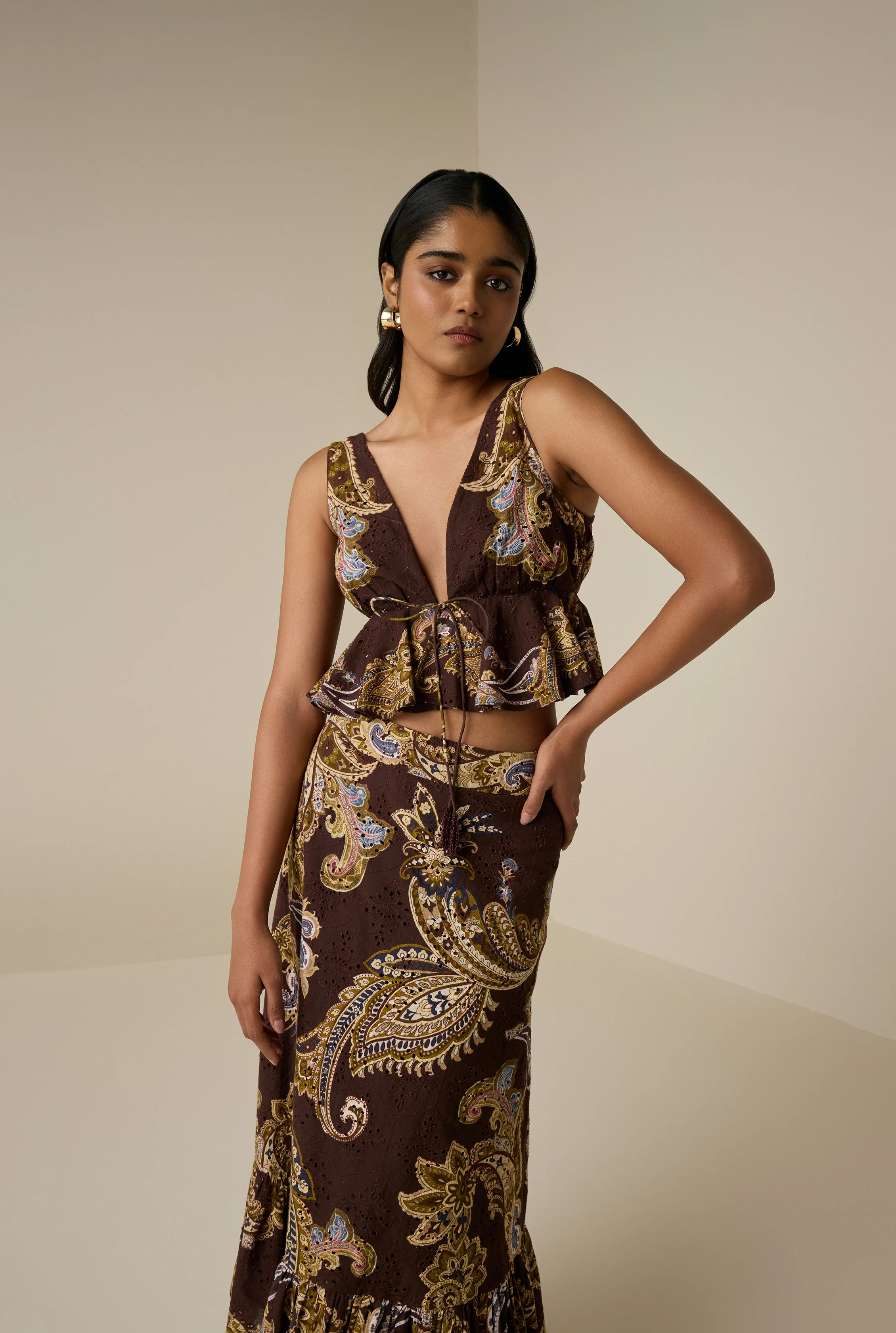 Reem Peplum Top - Image 2