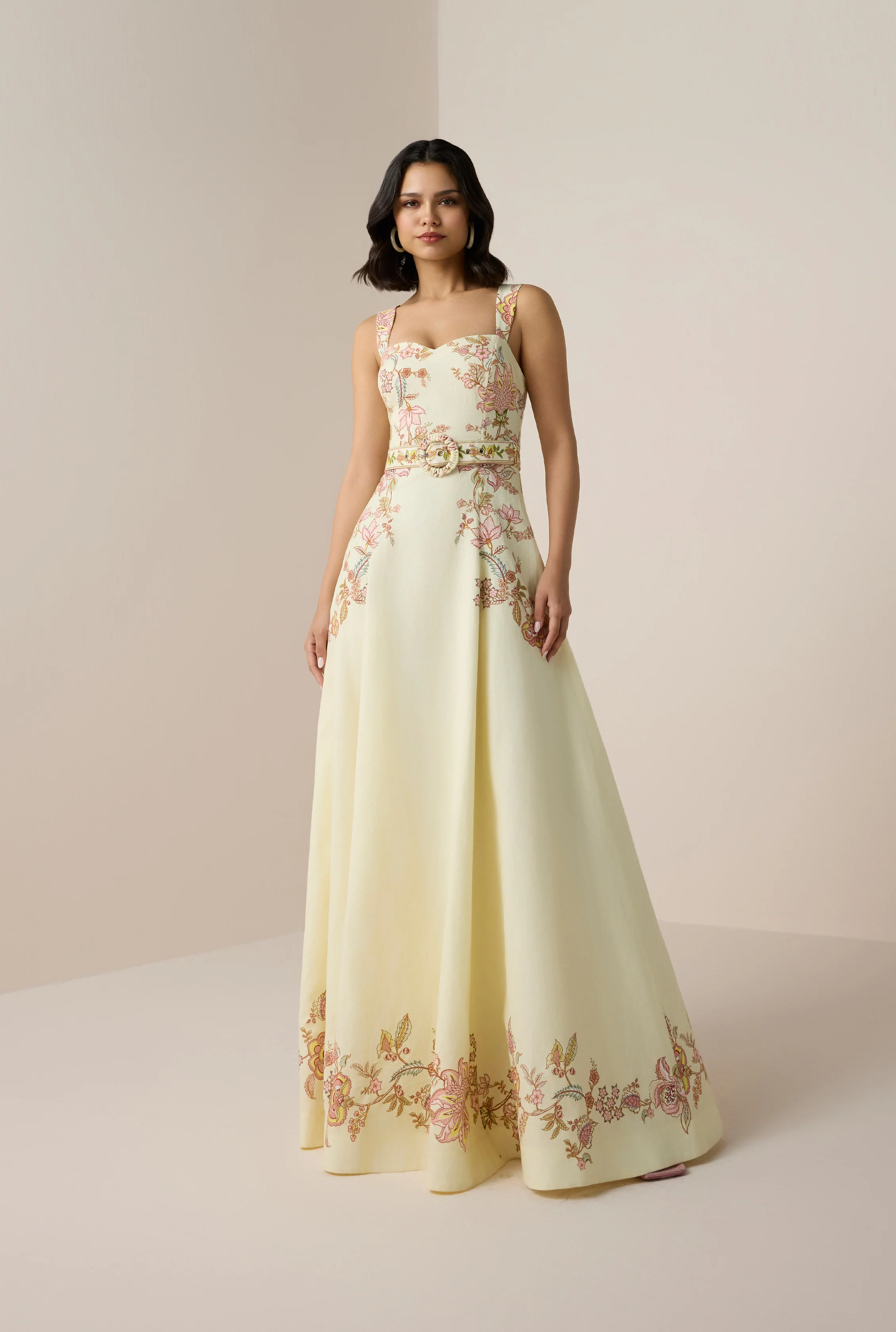 Riah Buckle Long Dress - Image 2